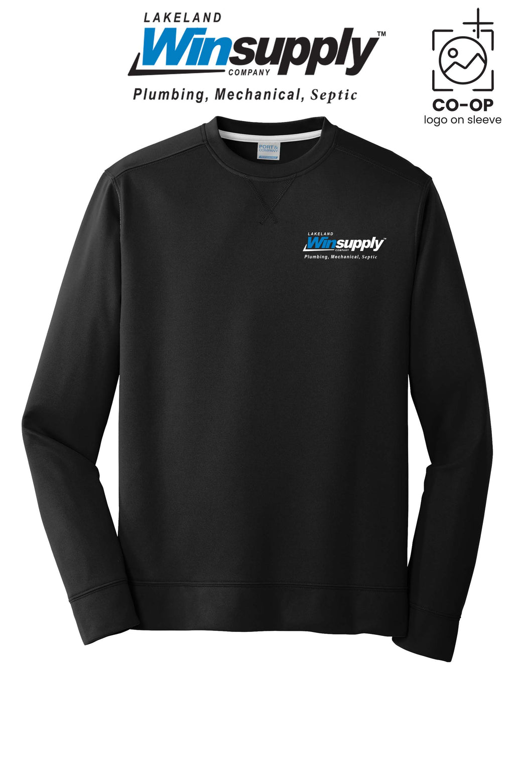Port & Co™ Performance Fleece Crewneck Sweatshirt - Lakeland Winsupply