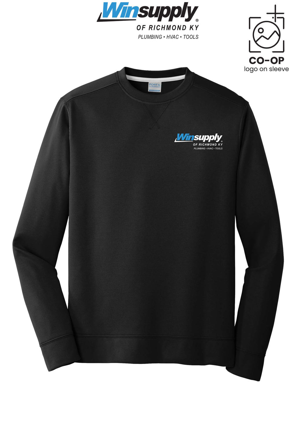 Port & Co™ Performance Fleece Crewneck Sweatshirt - Winsupply of Richmond KY