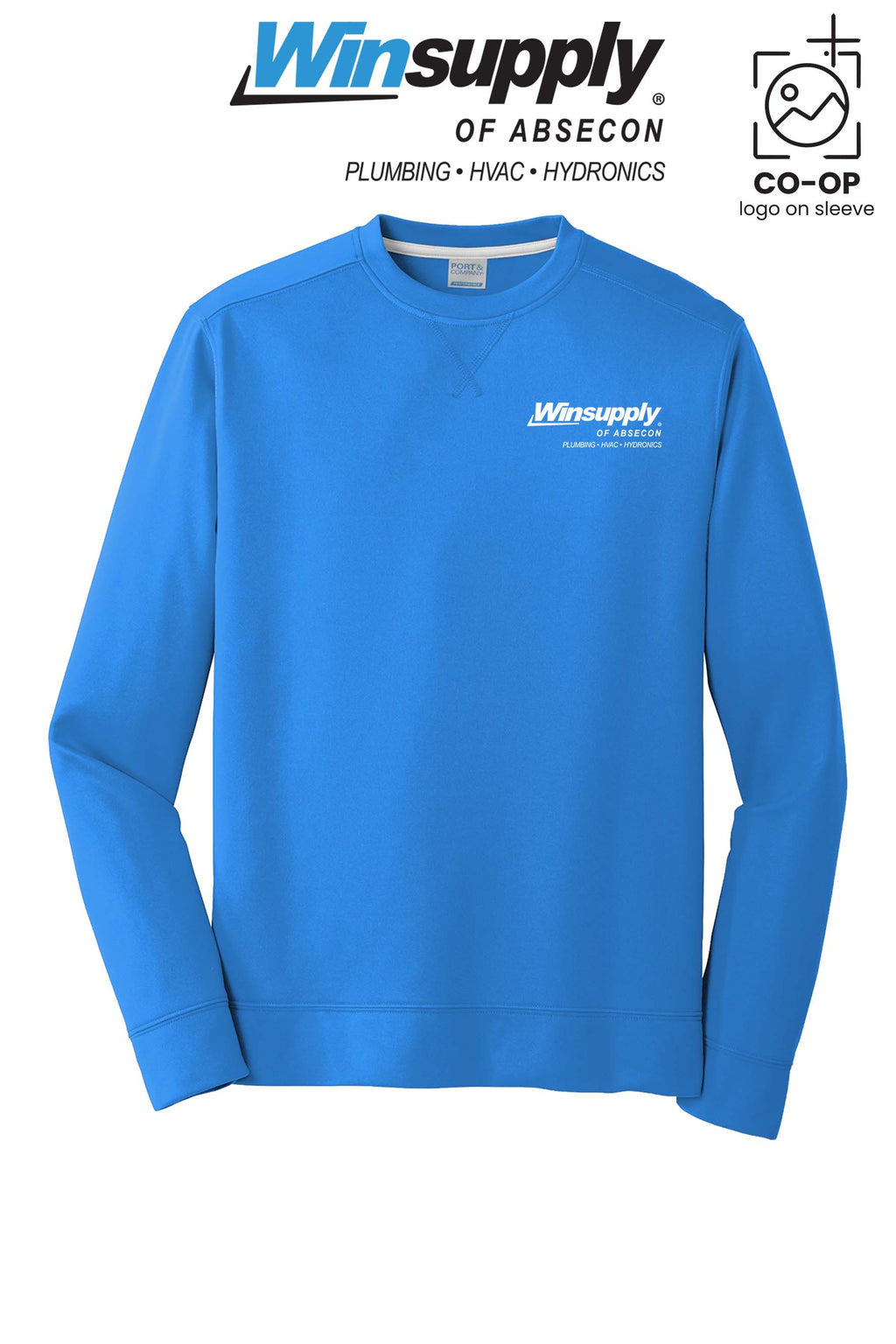 Port & Co™ Performance Fleece Crewneck Sweatshirt - Winsupply of Absecon
