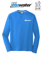 Port & Co™ Performance Fleece Crewneck Sweatshirt - Auburn Winwater