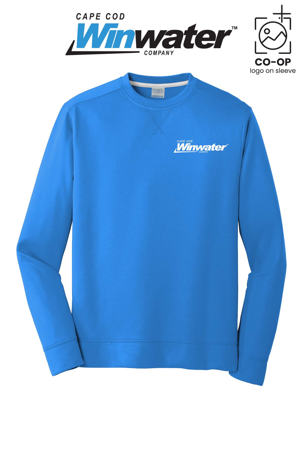 Port & Co™ Performance Fleece Crewneck Sweatshirt - Winwater Cape Cod