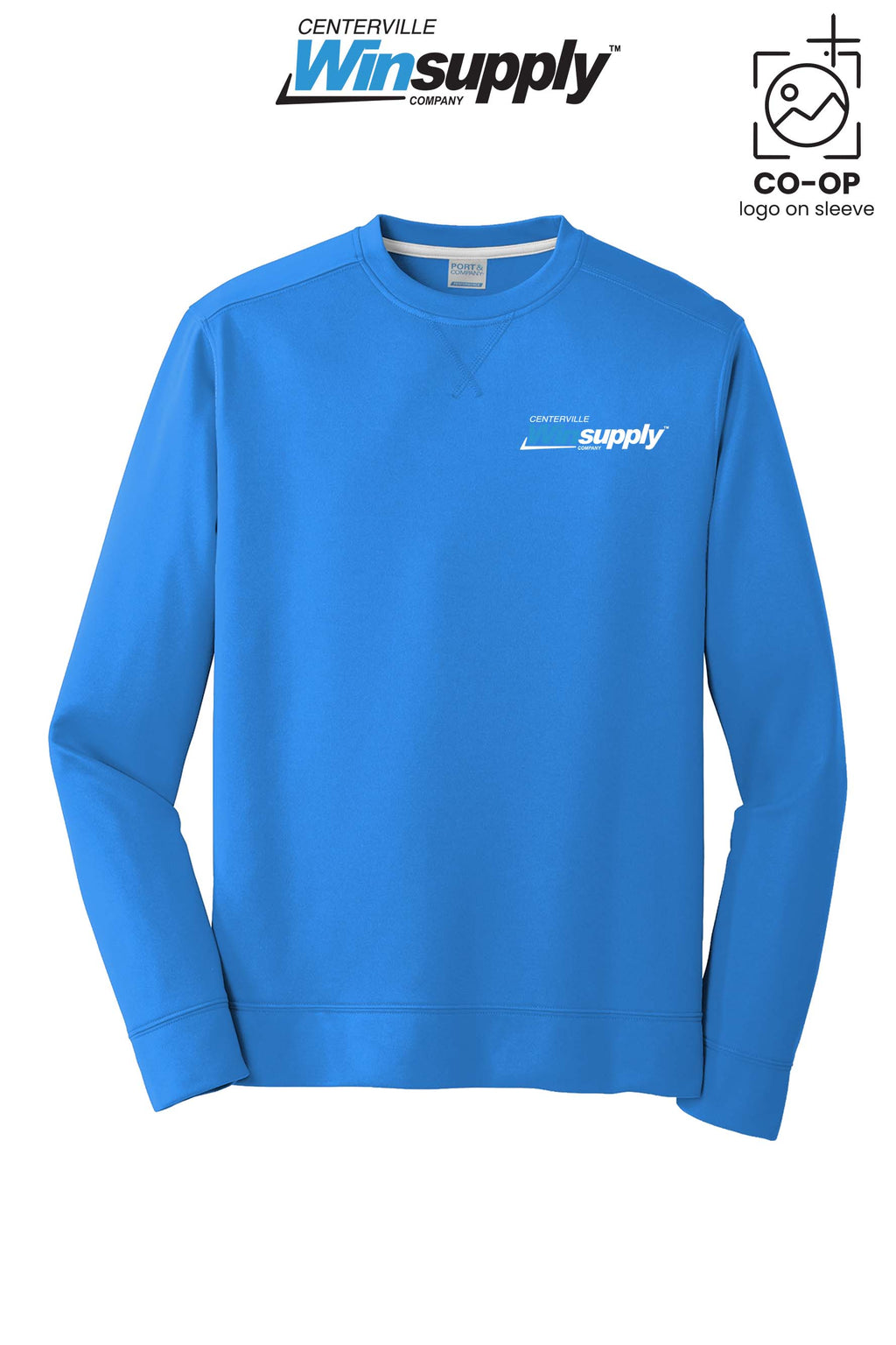 Port & Co™ Performance Fleece Crewneck Sweatshirt - Winsupply Centerville OH