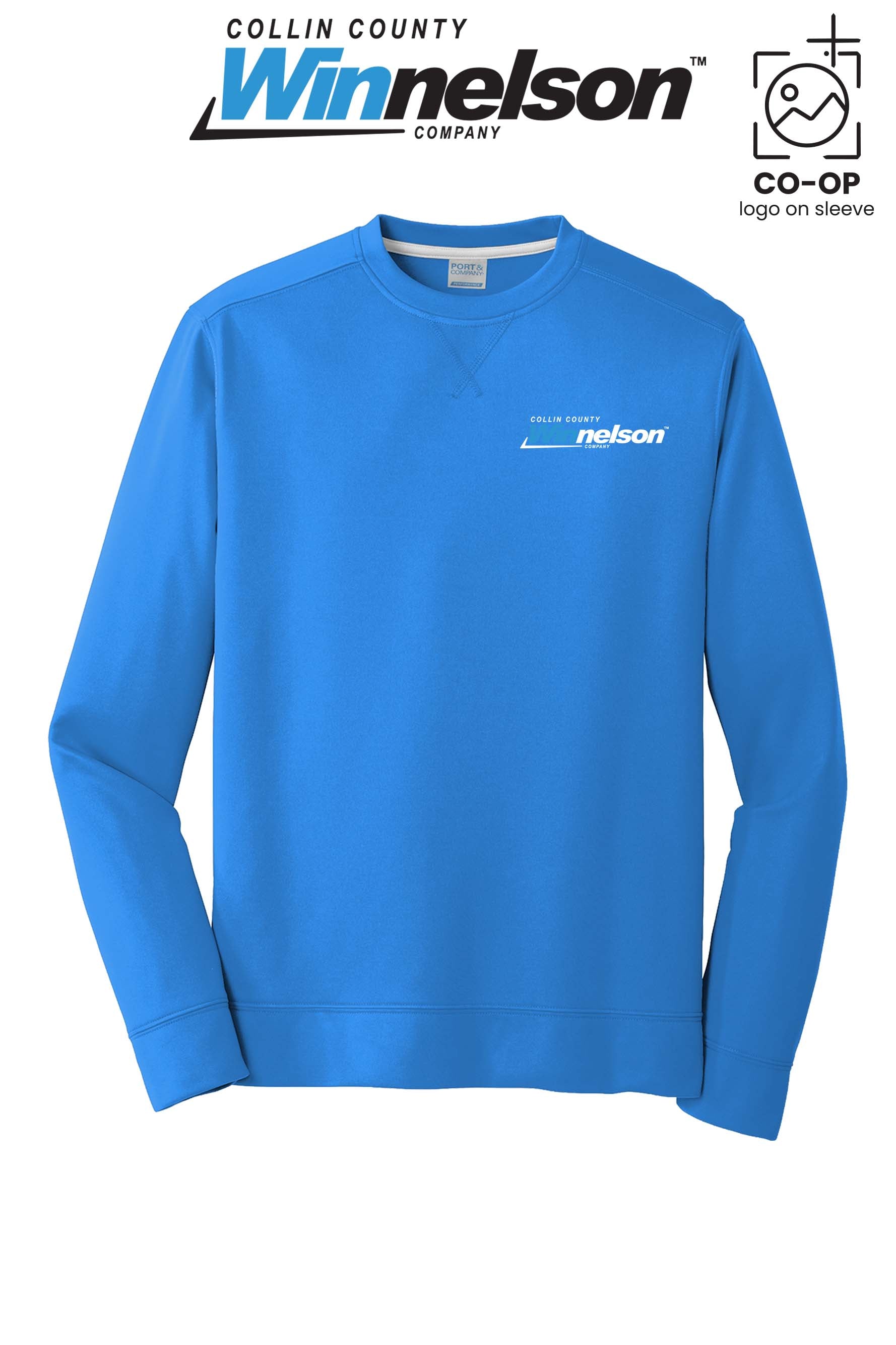 Port & Co™ Performance Fleece Crewneck Sweatshirt - Collin County Winnelson