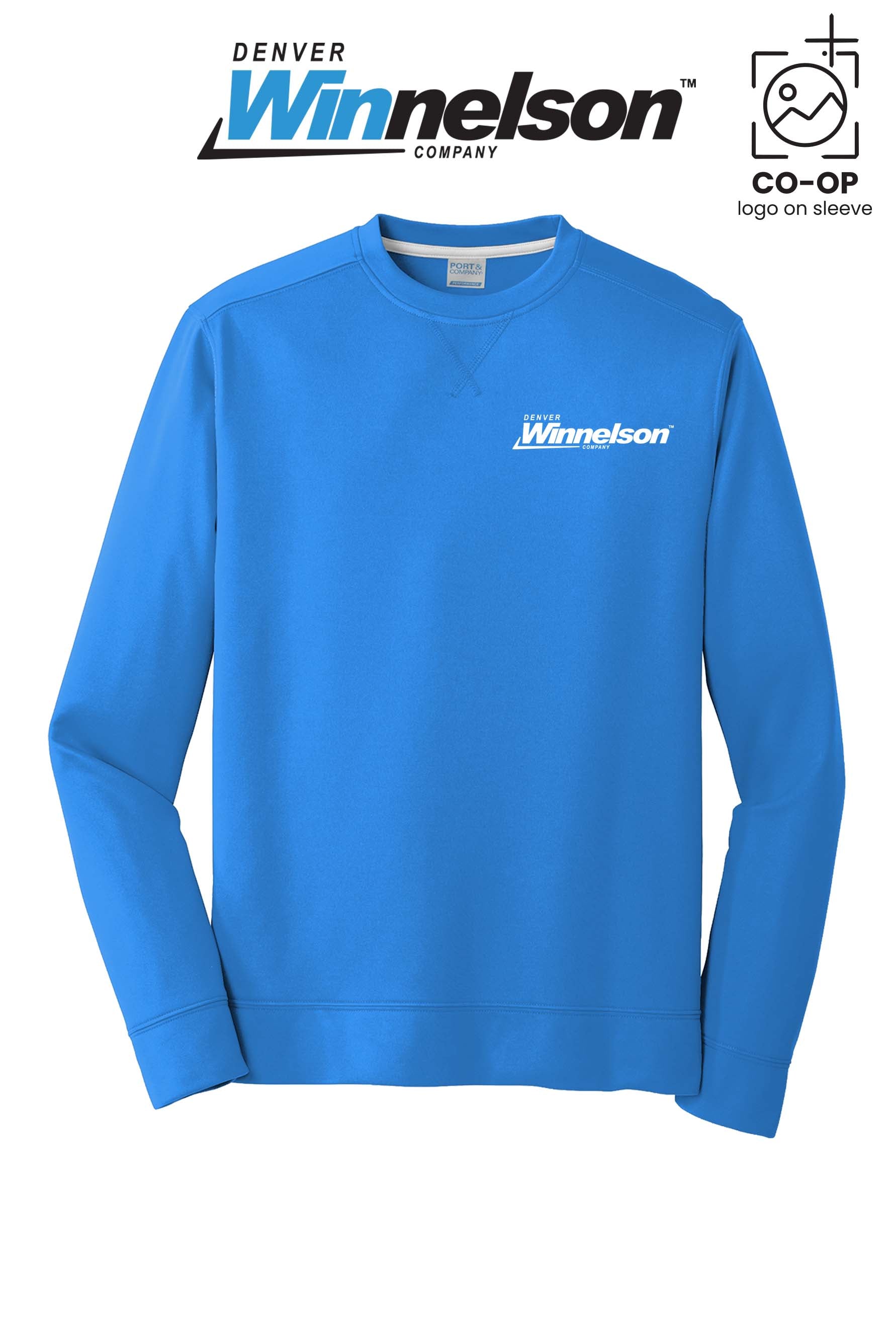 Port & Co™ Performance Fleece Crewneck Sweatshirt - Denver Winnelson