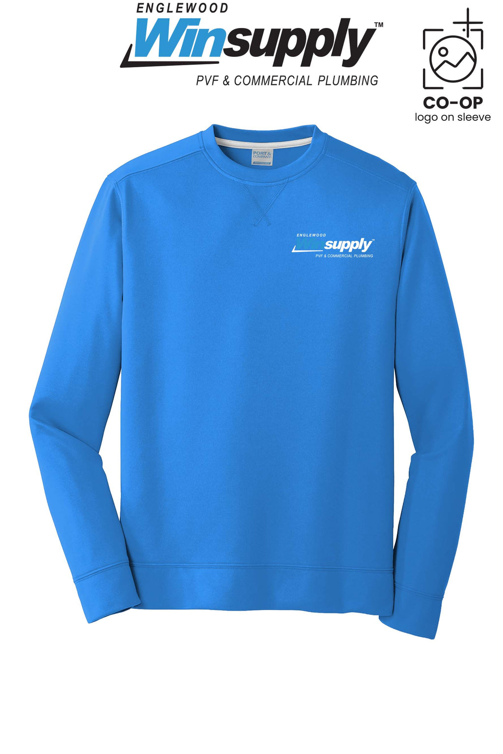 Port & Co™ Performance Fleece Crewneck Sweatshirt - Englewood Winsupply