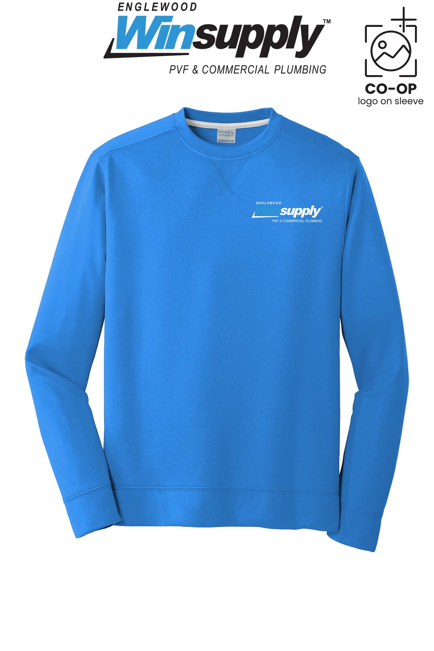 Port & Co™ Performance Fleece Crewneck Sweatshirt - Englewood Winsupply