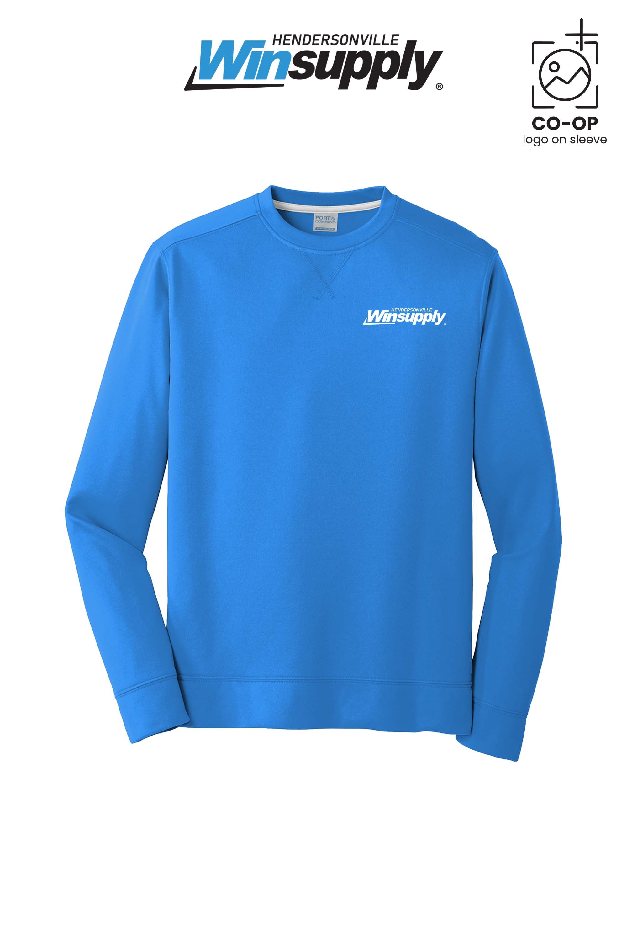 Port & Co™ Performance Fleece Crewneck Sweatshirt - Winsupply of Hendersonville