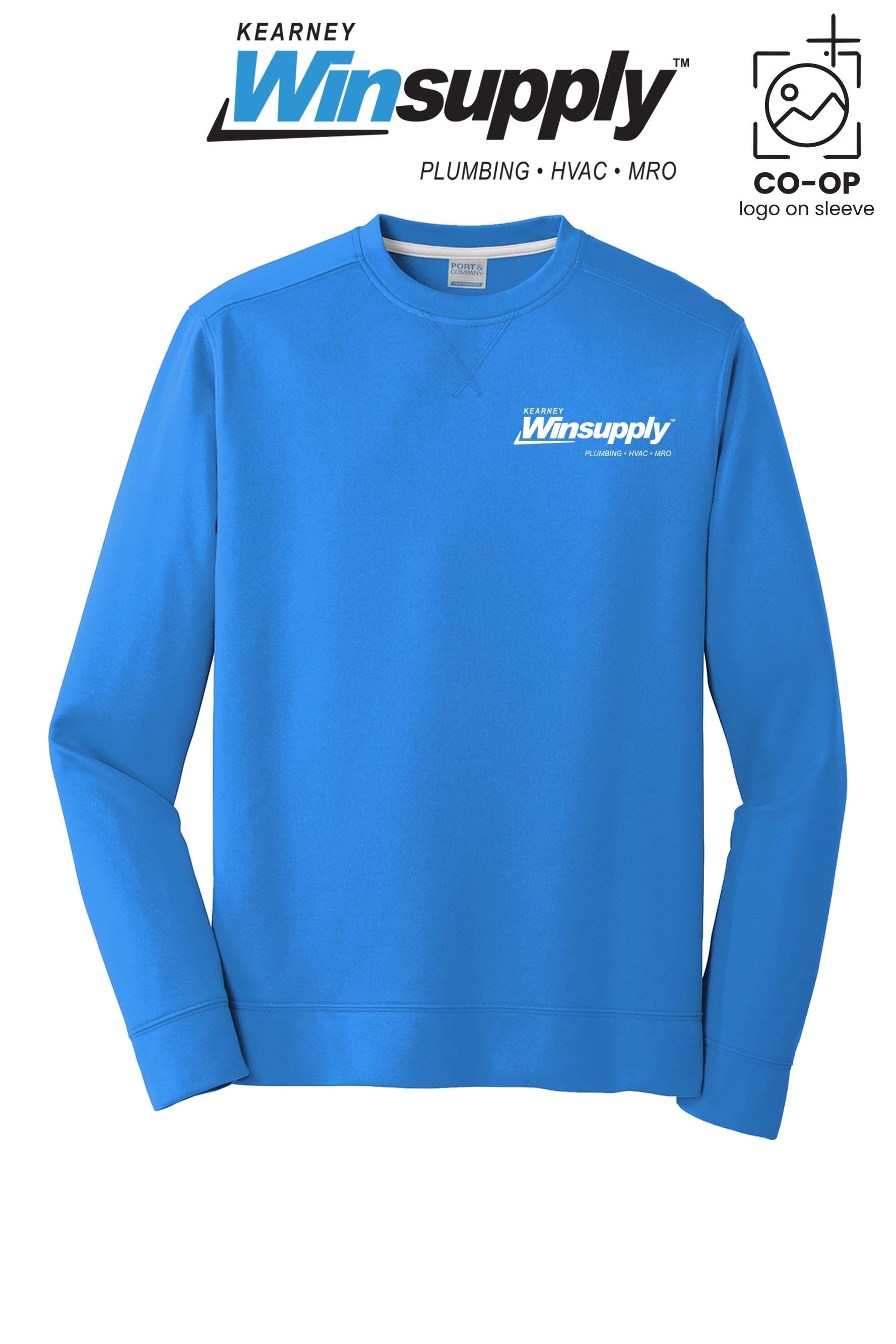 Port & Co™ Performance Fleece Crewneck Sweatshirt - Kearney Winsupply