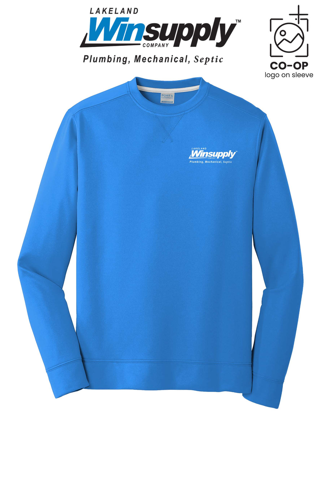 Port & Co™ Performance Fleece Crewneck Sweatshirt - Lakeland Winsupply
