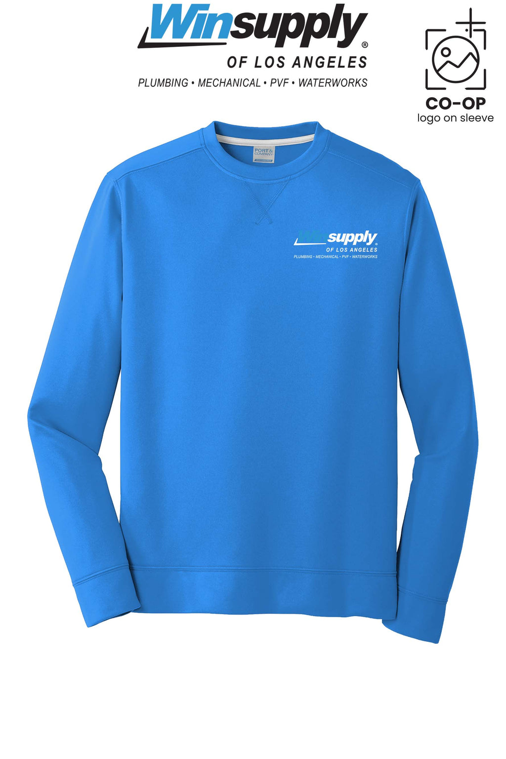 Port & Co™ Performance Fleece Crewneck Sweatshirt - Winsupply of Los Angeles