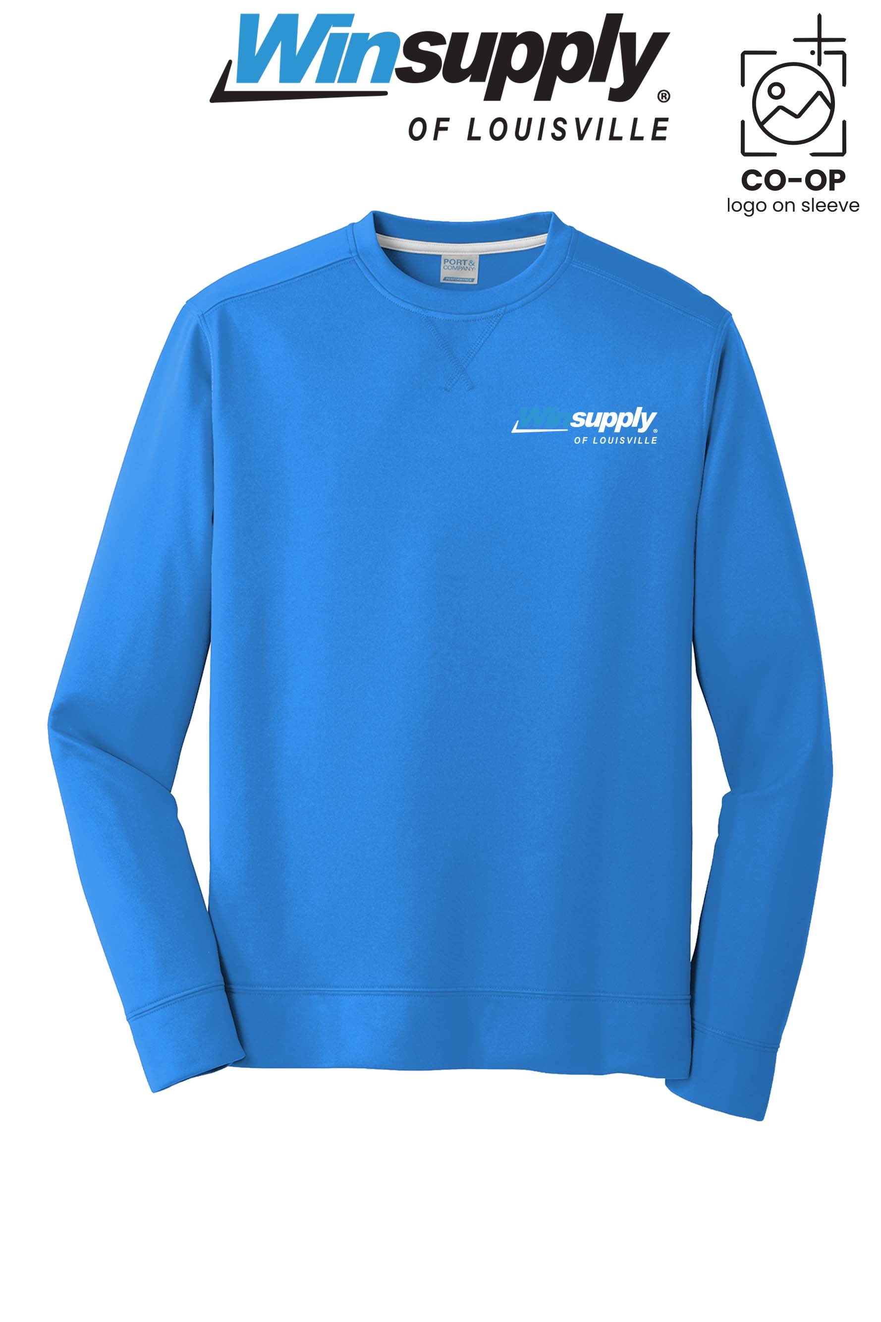 Port & Co™ Performance Fleece Crewneck Sweatshirt - Winsupply of Louisville KY
