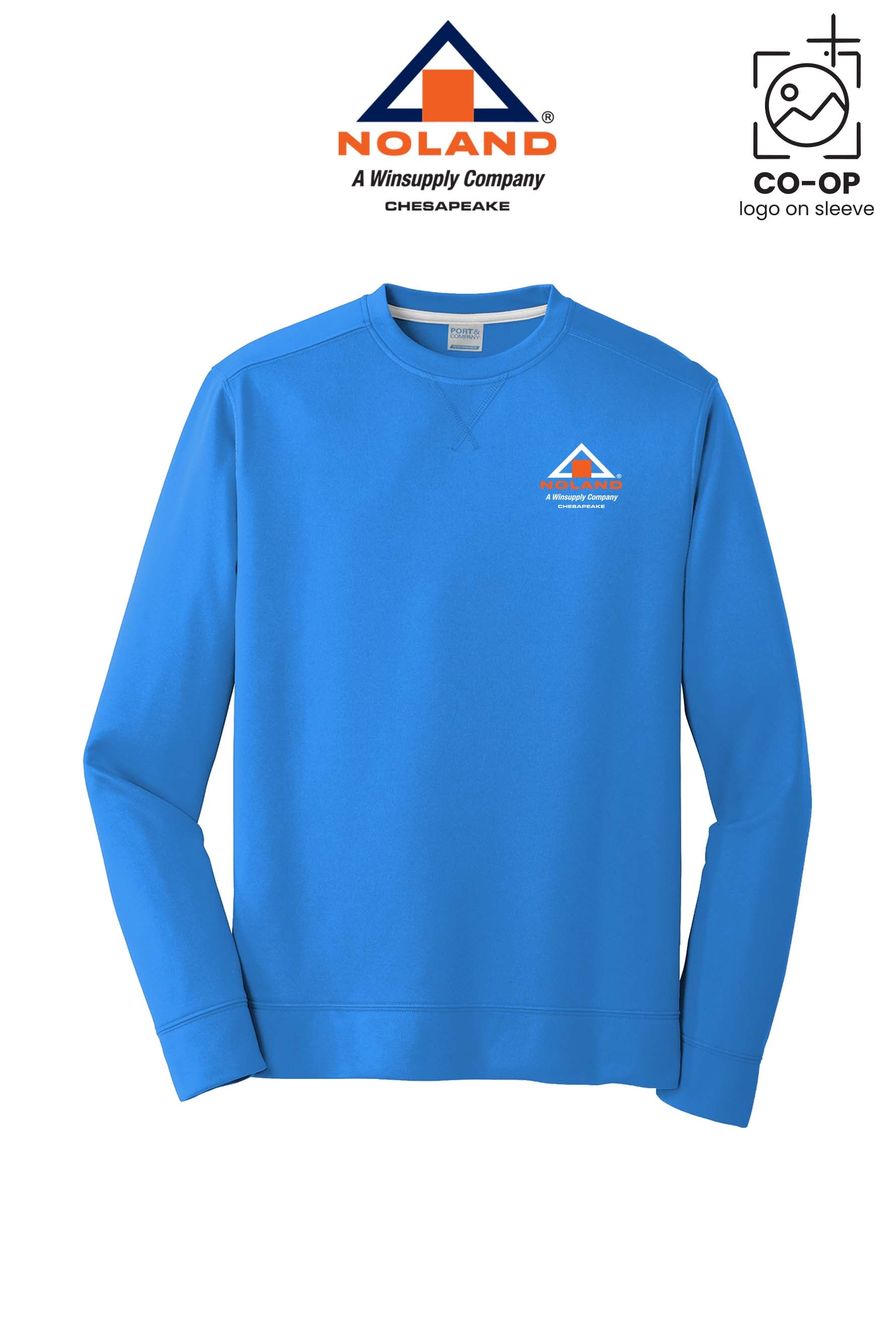 Port & Co™ Performance Fleece Crewneck Sweatshirt - Noland Company Chesapeake