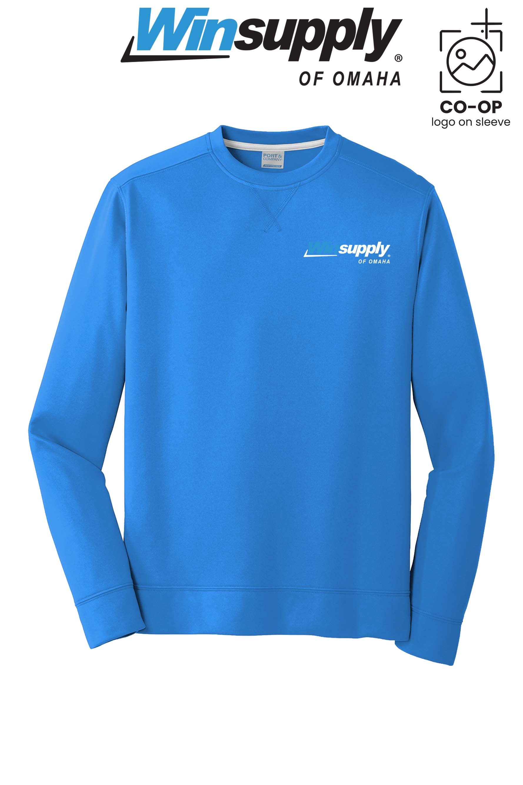 Port & Co™ Performance Fleece Crewneck Sweatshirt - Winsupply of Omaha