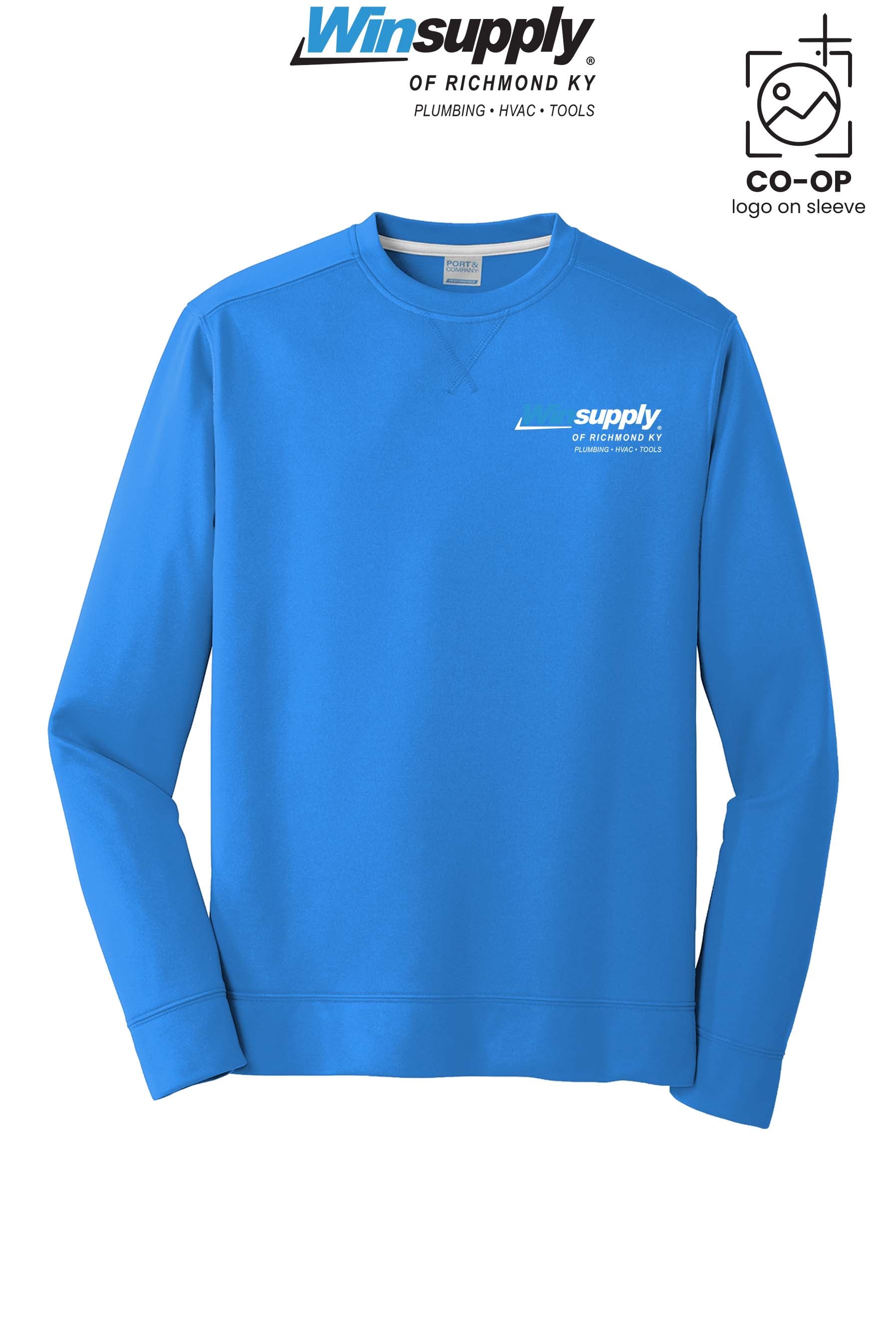 Port & Co™ Performance Fleece Crewneck Sweatshirt - Winsupply of Richmond KY