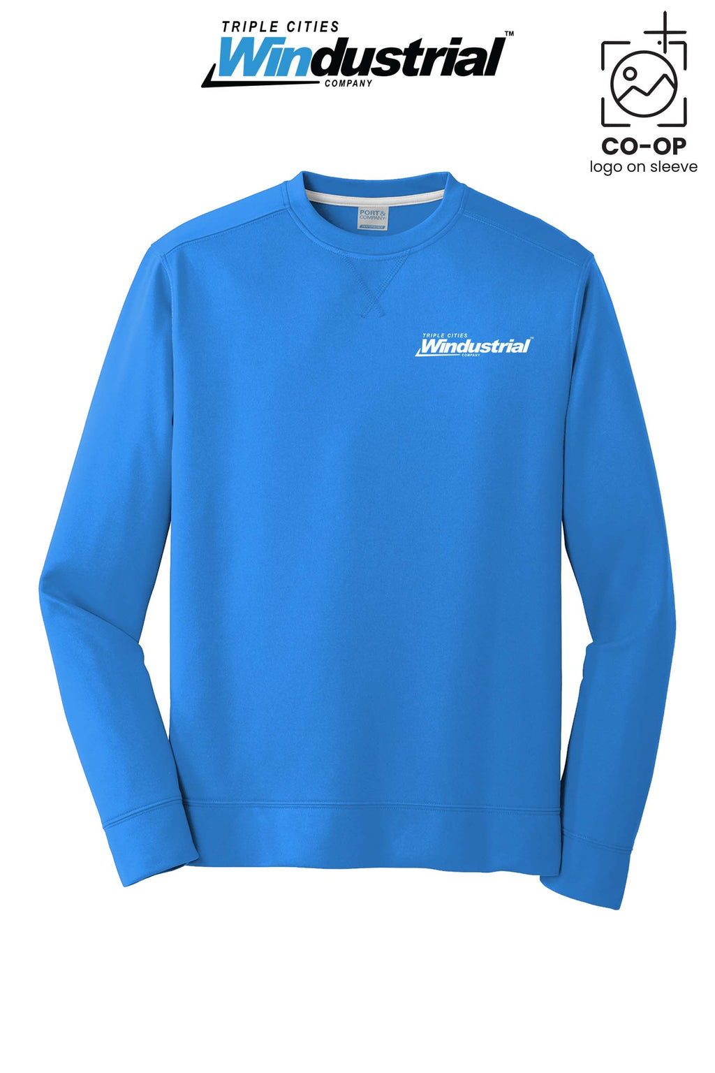 Port & Co™ Performance Fleece Crewneck Sweatshirt - Windustrial Triple Cities