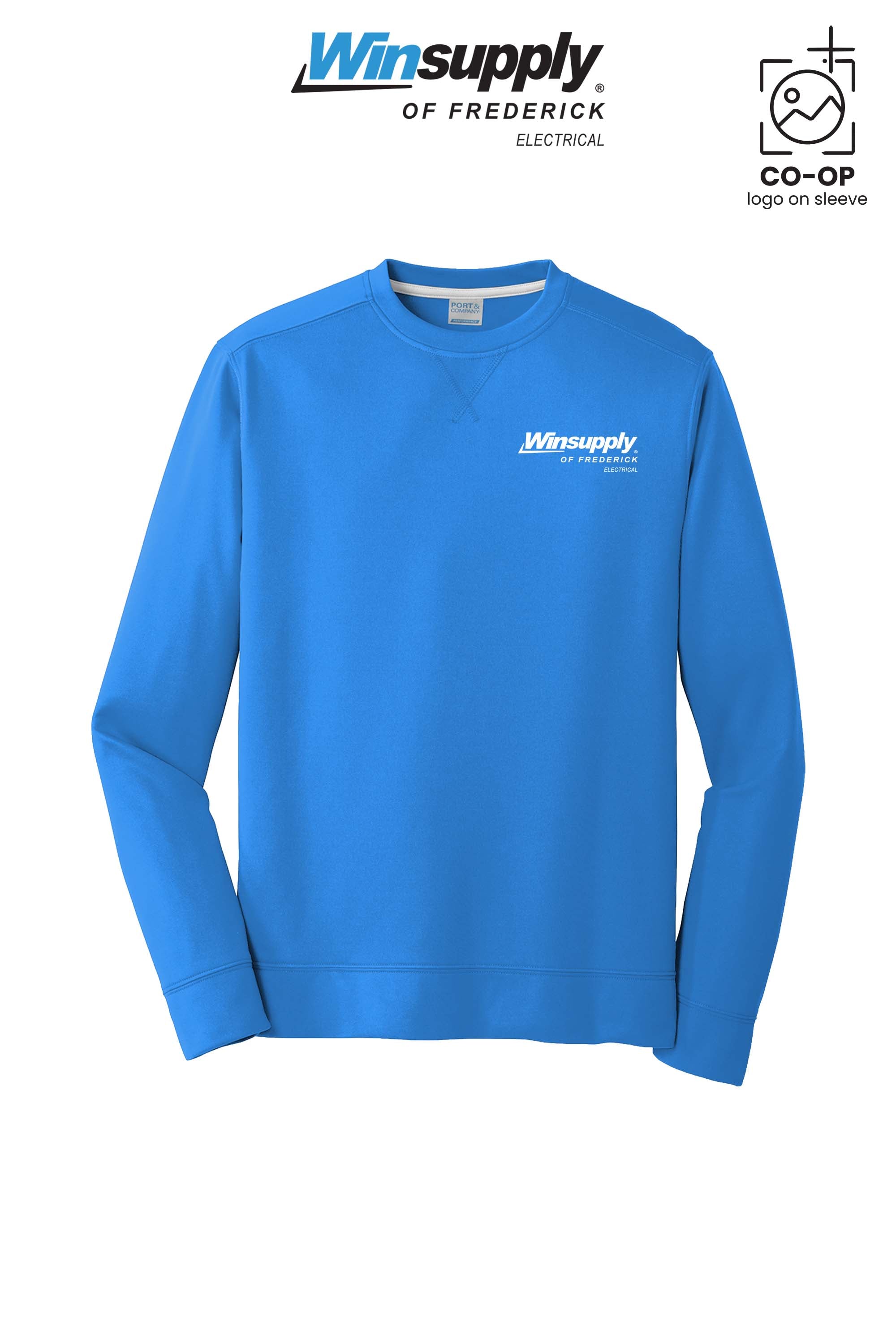 Port & Co™ Performance Fleece Crewneck Sweatshirt - Winsupply of Frederick