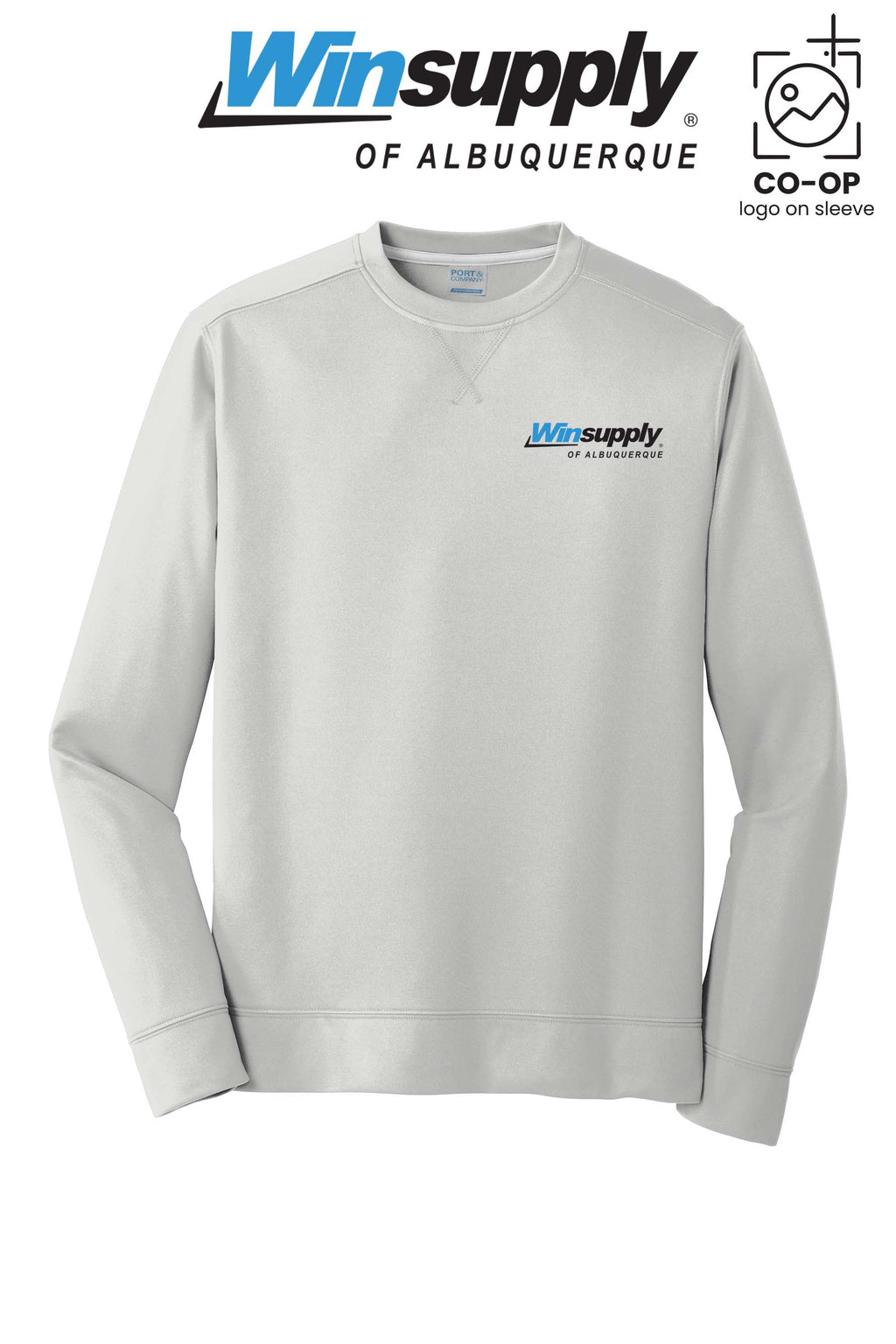 Port & Co™ Performance Fleece Crewneck Sweatshirt - Winsupply of Albuquerque