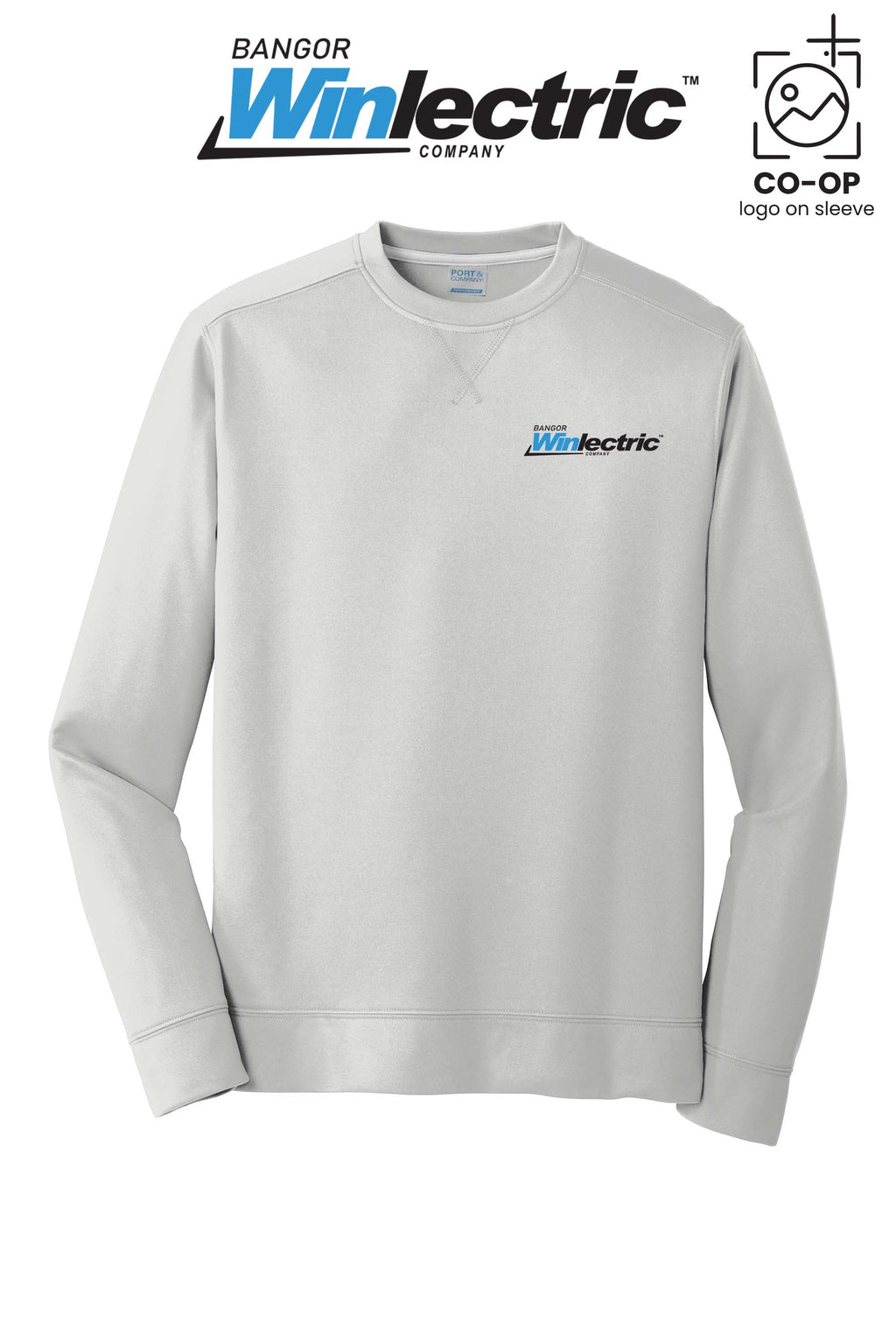 Port & Co™ Performance Fleece Crewneck Sweatshirt - Winlectric Bangor