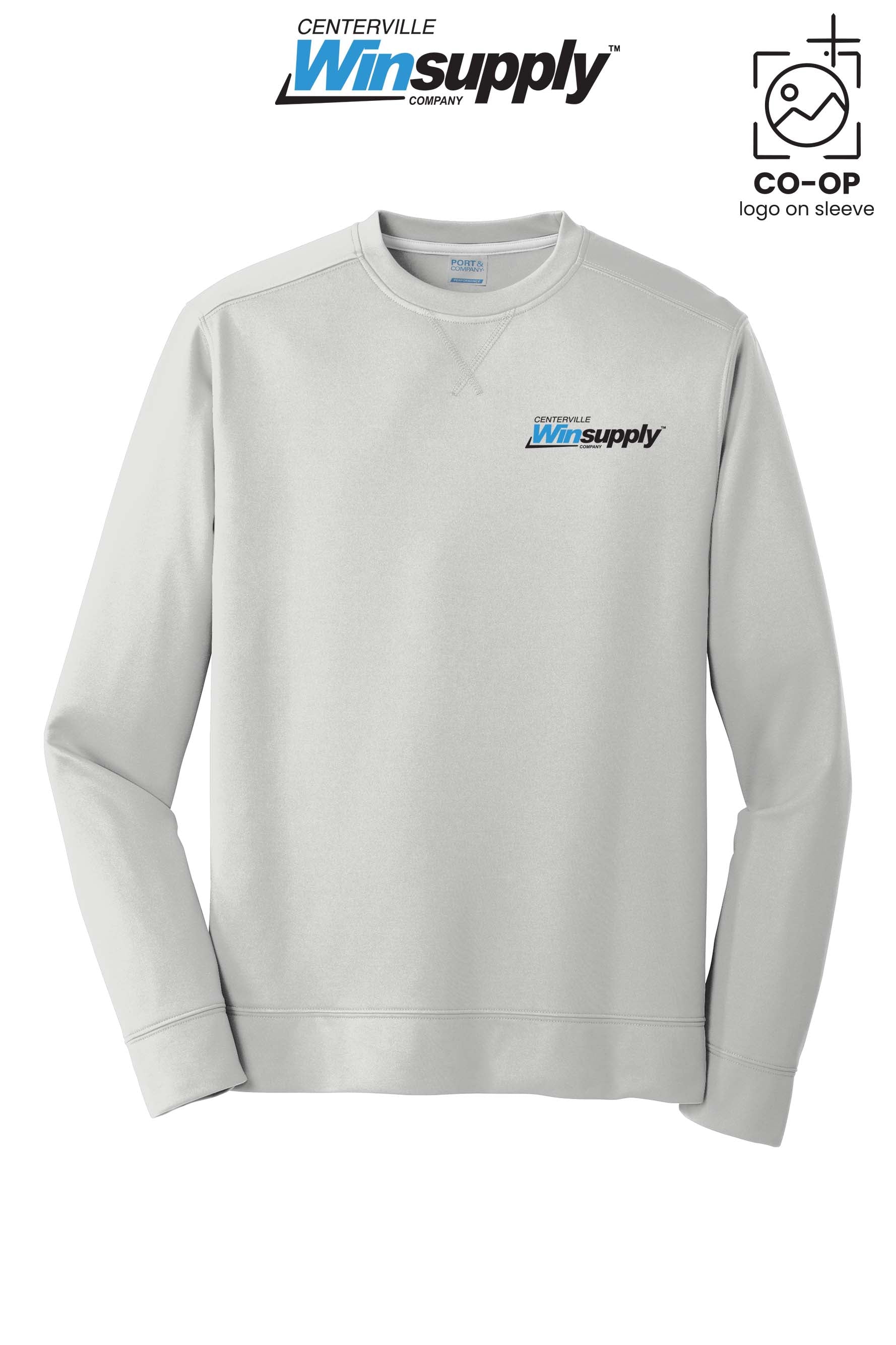 Port & Co™ Performance Fleece Crewneck Sweatshirt - Winsupply Centerville OH