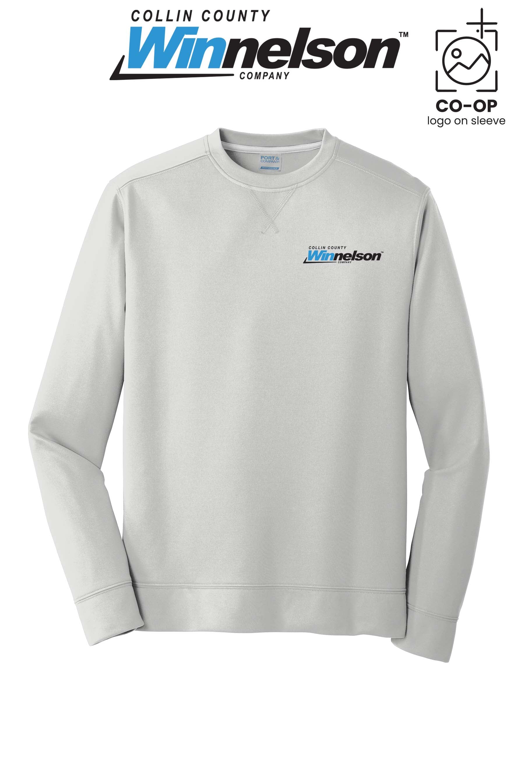 Port & Co™ Performance Fleece Crewneck Sweatshirt - Collin County Winnelson