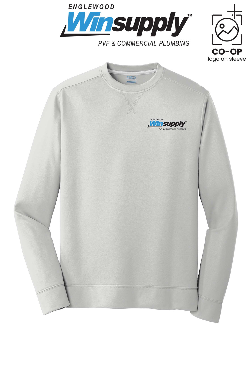 Port & Co™ Performance Fleece Crewneck Sweatshirt - Englewood Winsupply