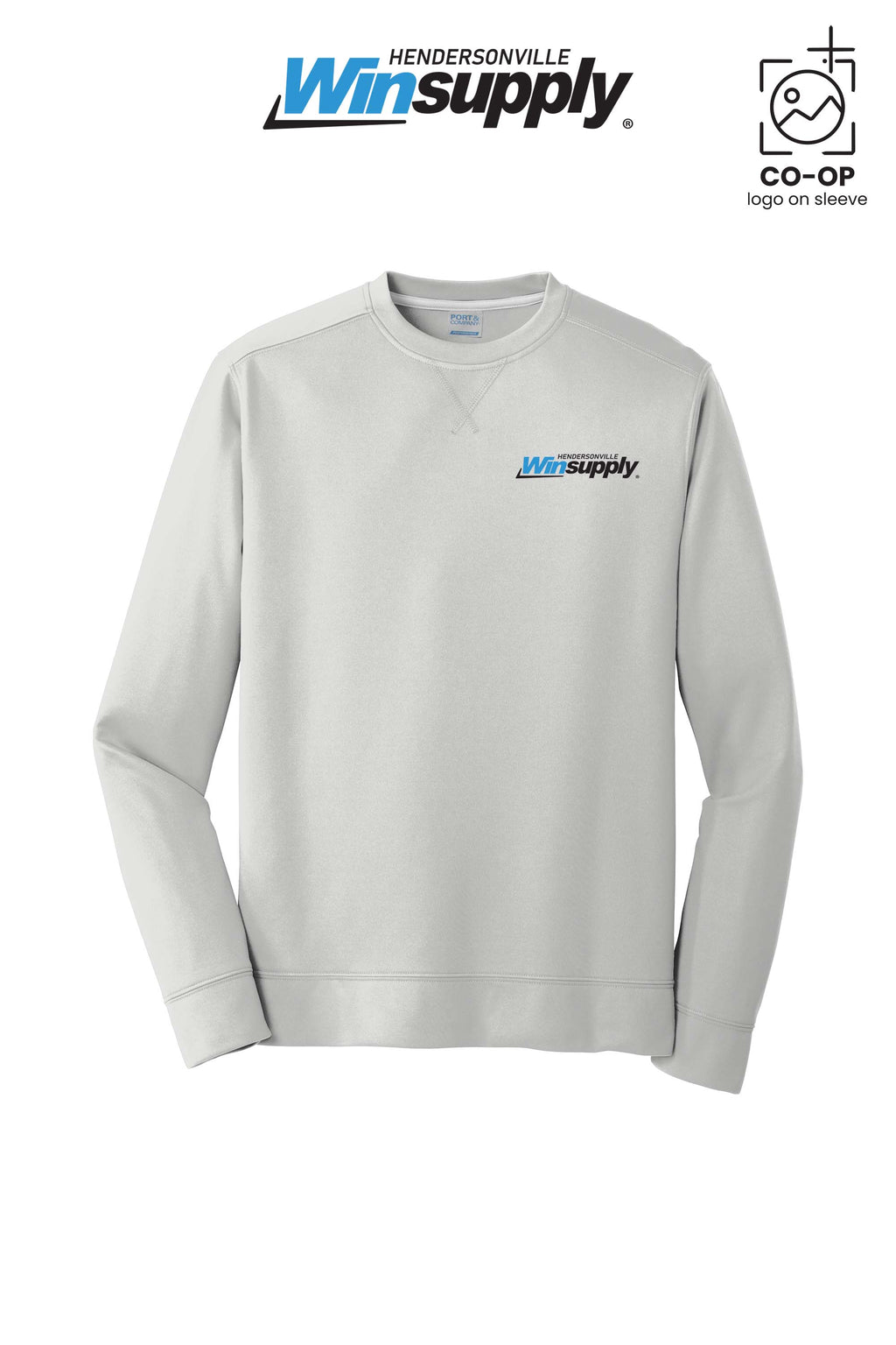 Port & Co™ Performance Fleece Crewneck Sweatshirt - Winsupply of Hendersonville