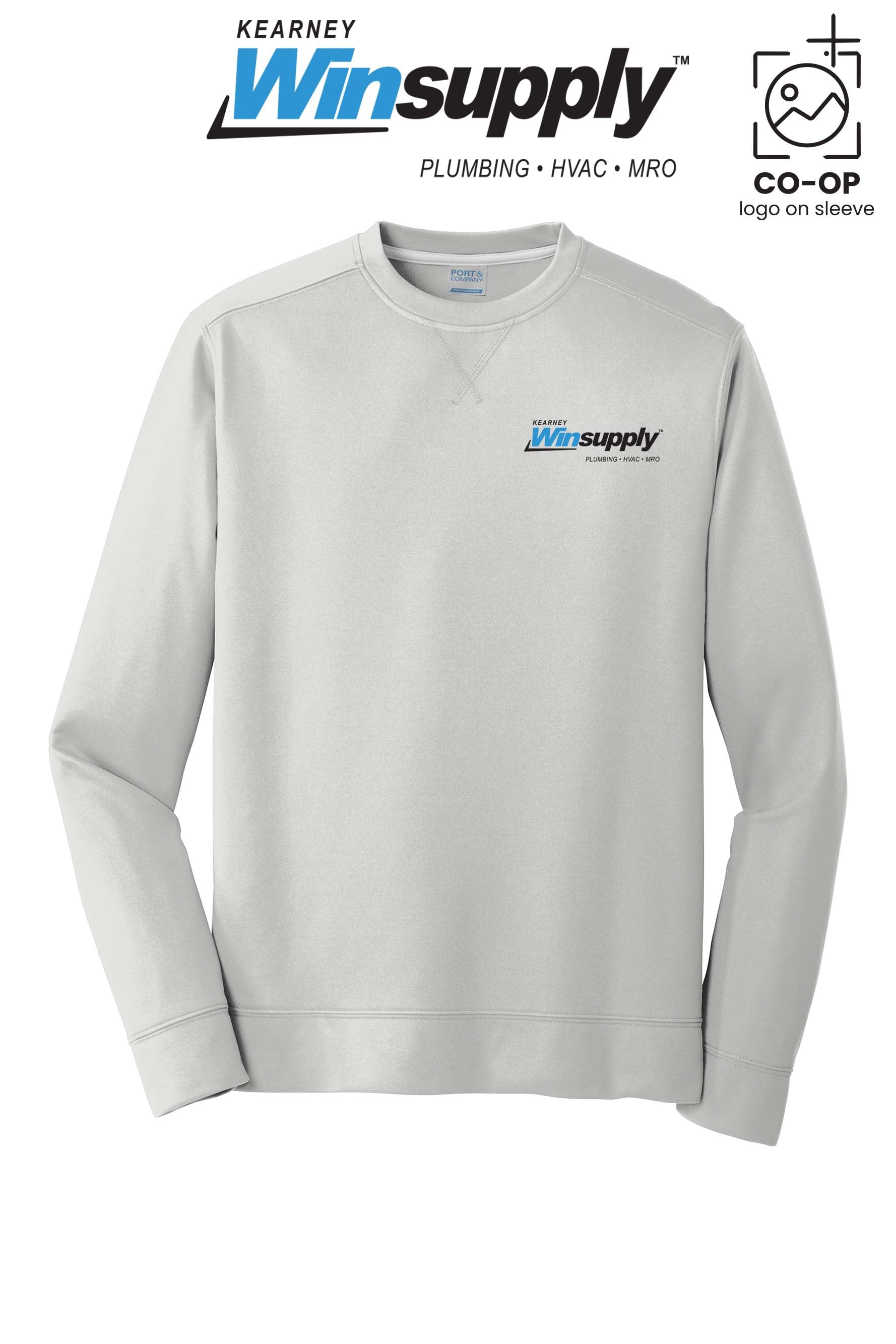 Port & Co™ Performance Fleece Crewneck Sweatshirt - Kearney Winsupply