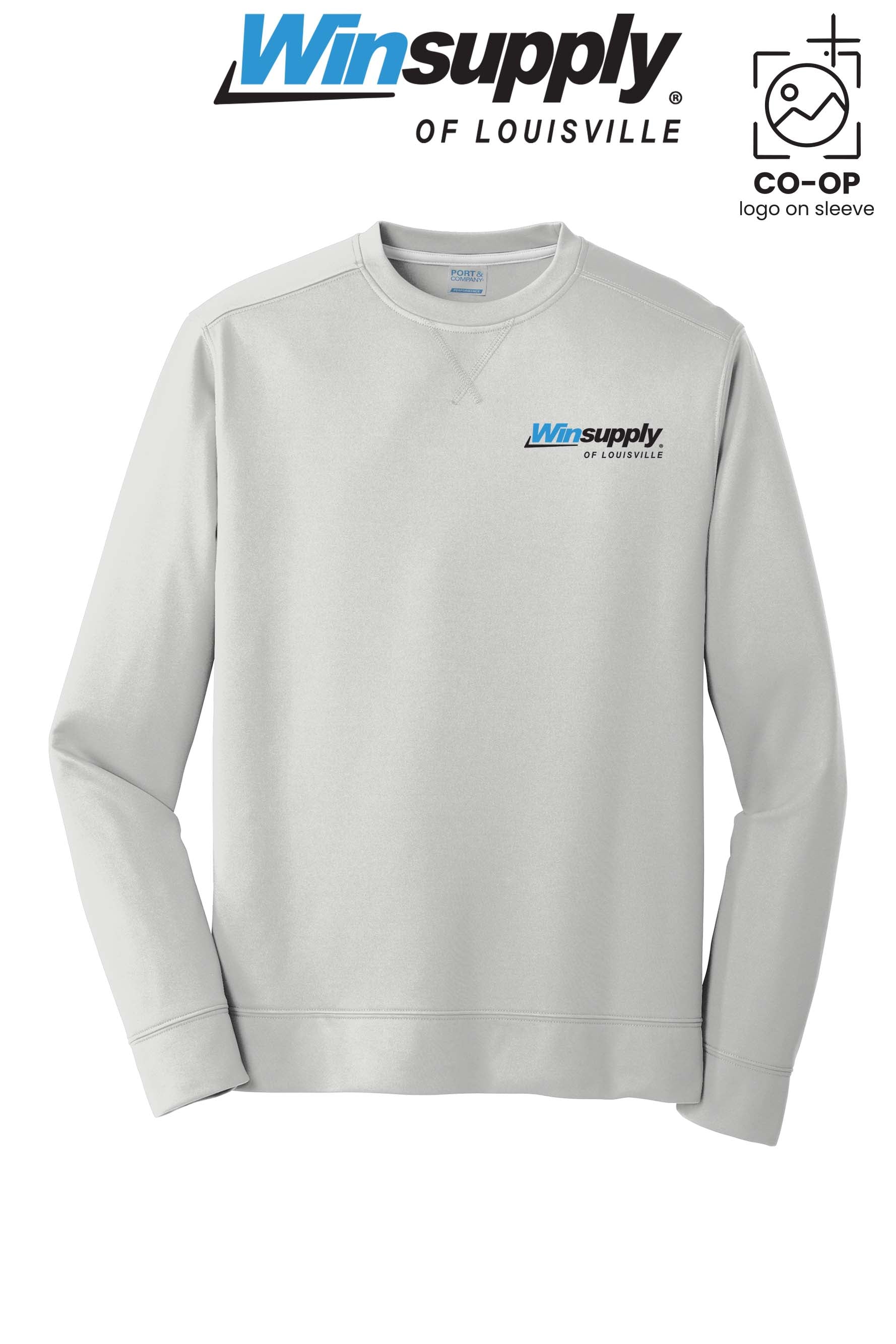 Port & Co™ Performance Fleece Crewneck Sweatshirt - Winsupply of Louisville KY