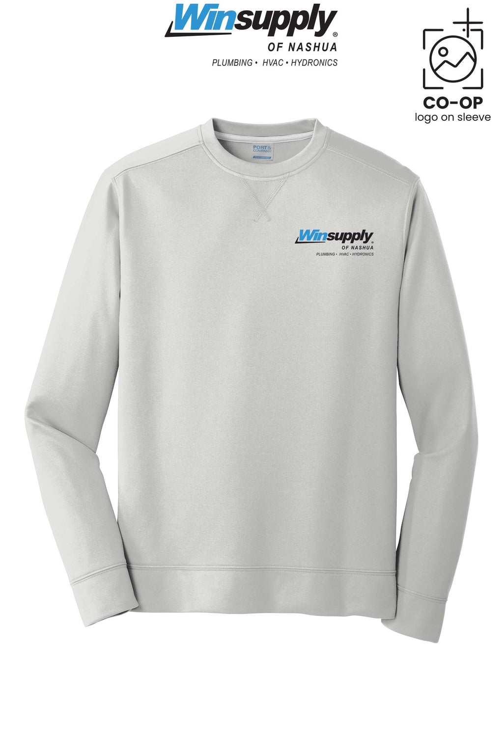 Port & Co™ Performance Fleece Crewneck Sweatshirt - Winsupply of Nashua