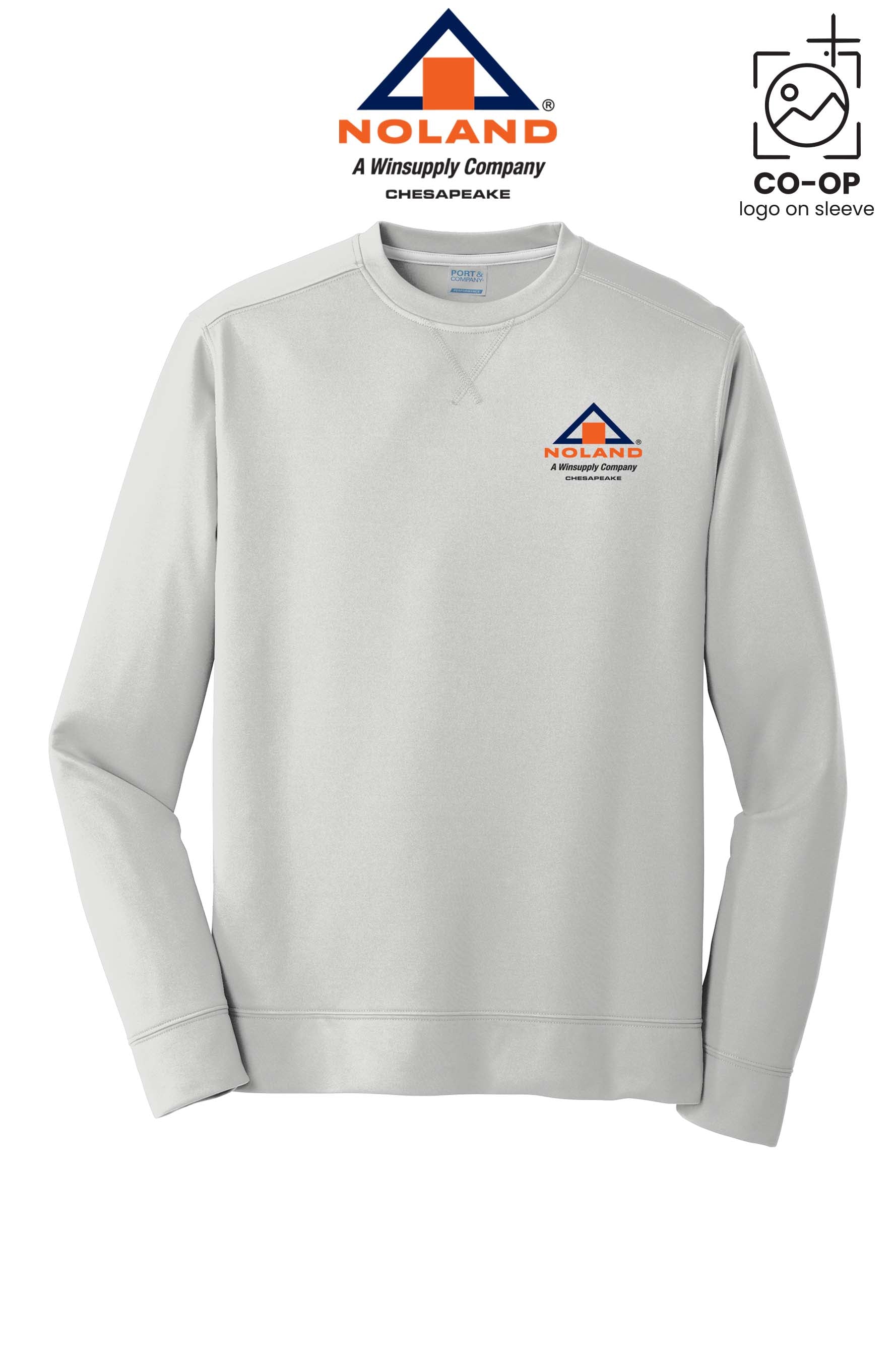 Port & Co™ Performance Fleece Crewneck Sweatshirt - Noland Company Chesapeake