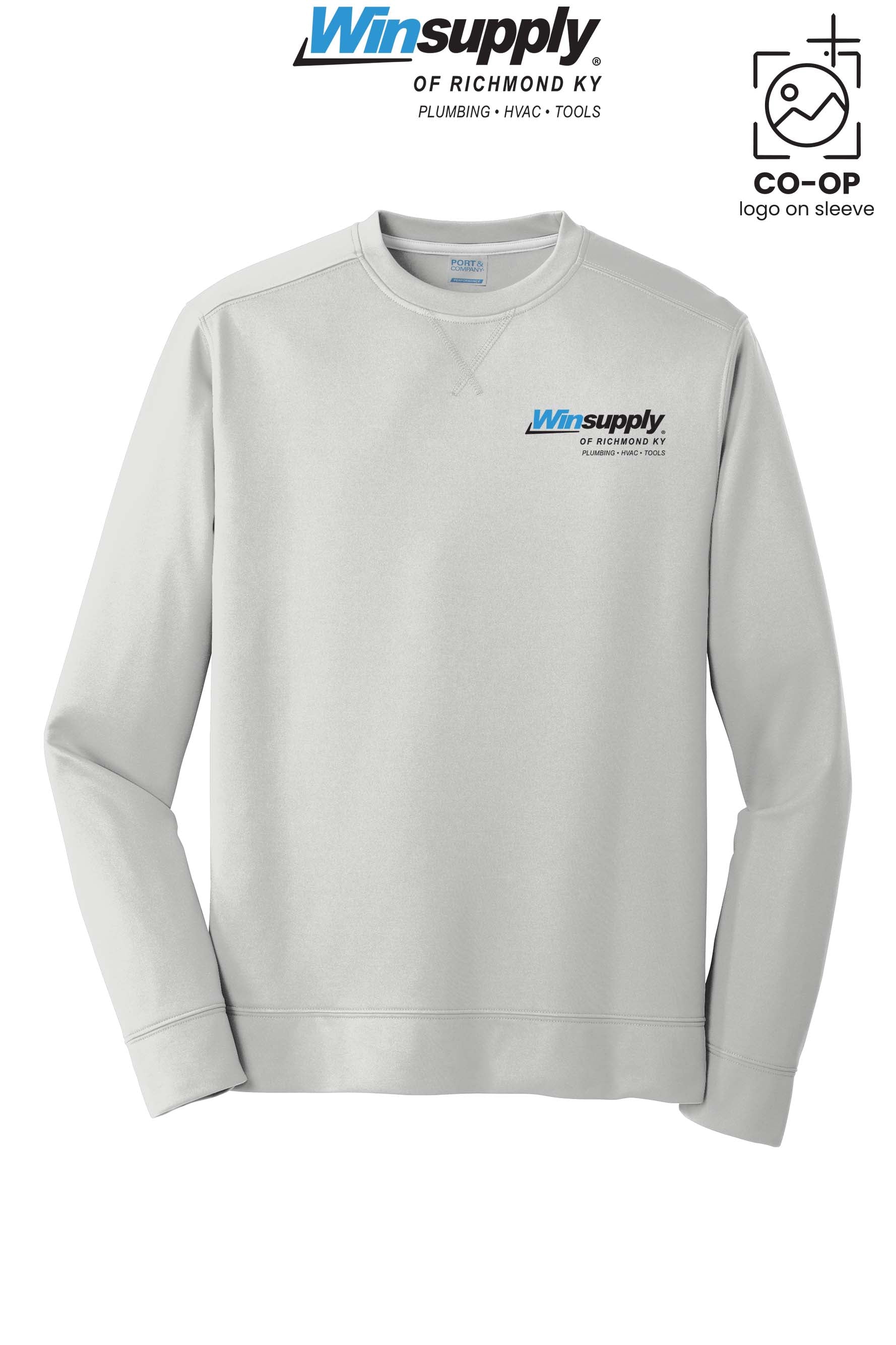 Port & Co™ Performance Fleece Crewneck Sweatshirt - Winsupply of Richmond KY