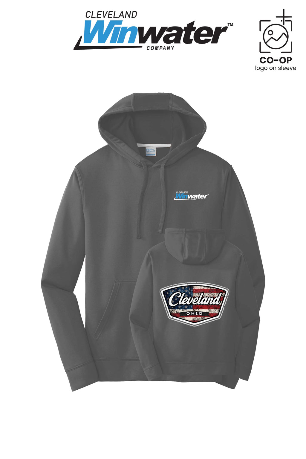Port & Co™ Performance Fleece Pullover Hooded Sweatshirt - Winwater of Cleveland