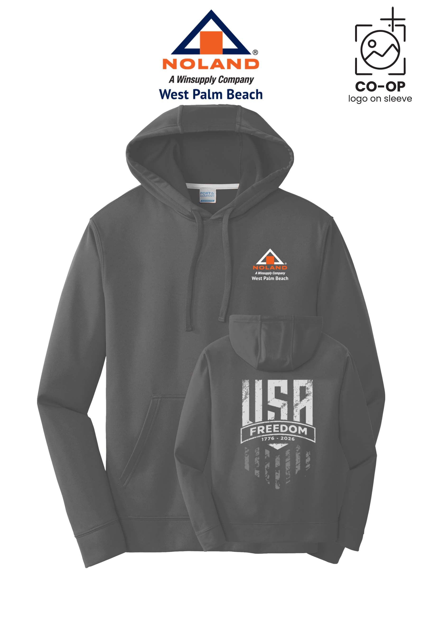 Port & Co™ Performance Fleece Pullover Hooded Sweatshirt - Noland West Palm Beach