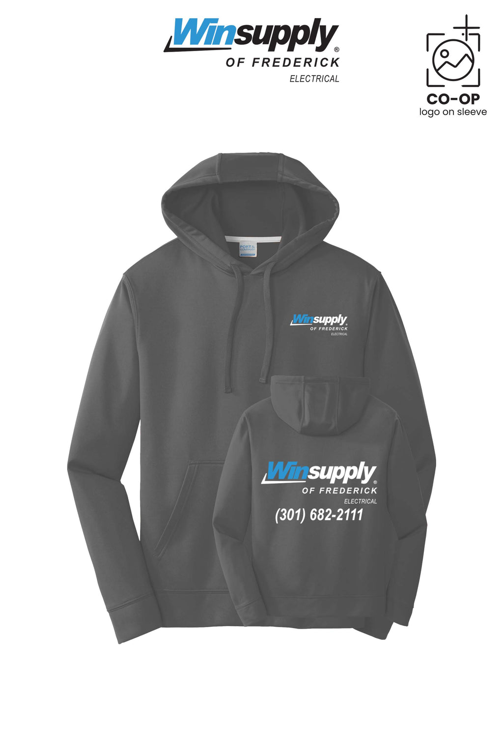 Port & Co™ Performance Fleece Pullover Hooded Sweatshirt - Winsupply of Frederick