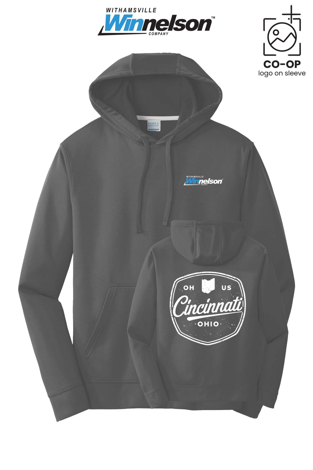 Port & Co™ Performance Fleece Pullover Hooded Sweatshirt - Withamsville Winnelson
