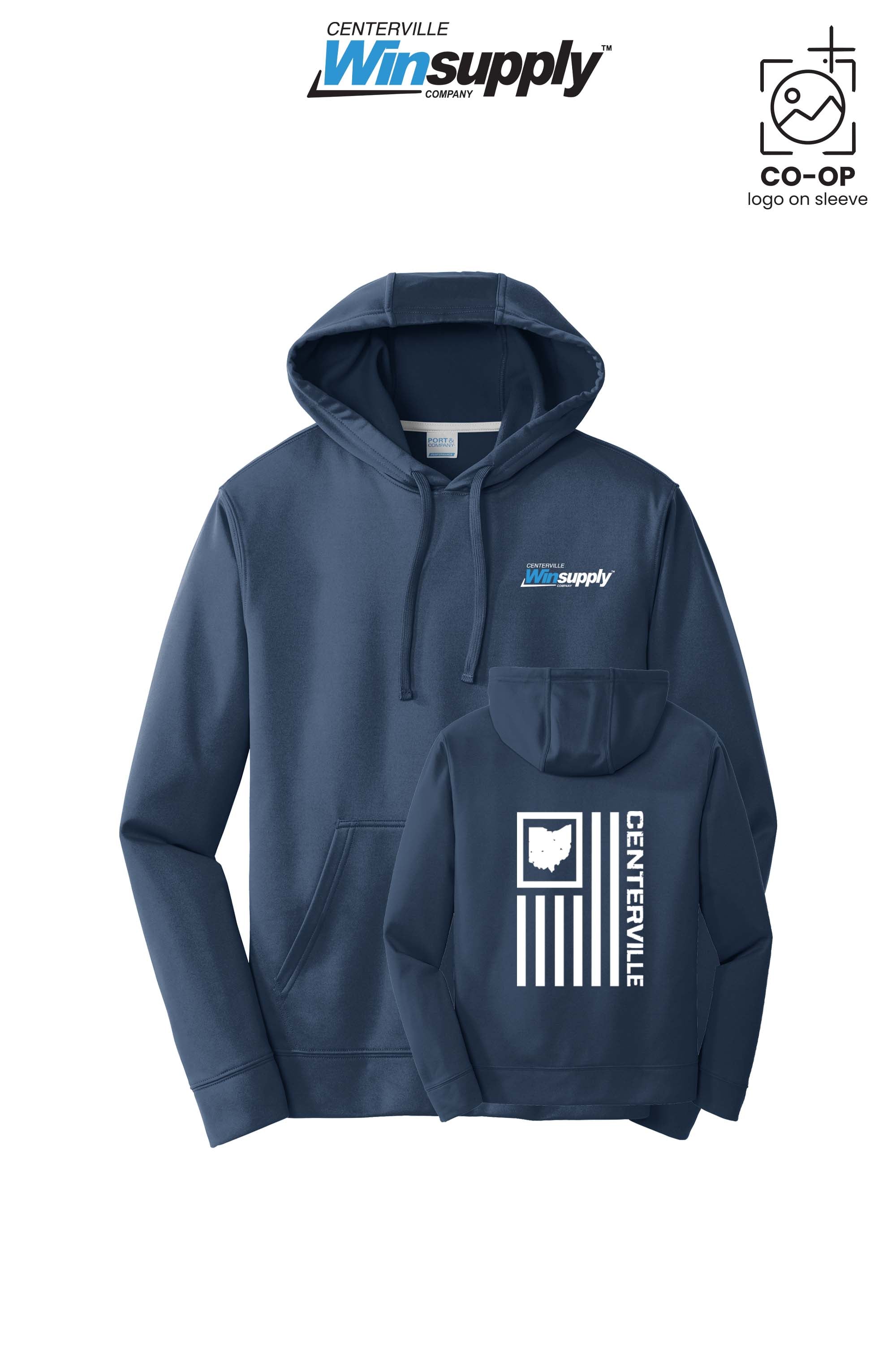 Port & Co™ Performance Fleece Pullover Hooded Sweatshirt - Winsupply Centerville OH