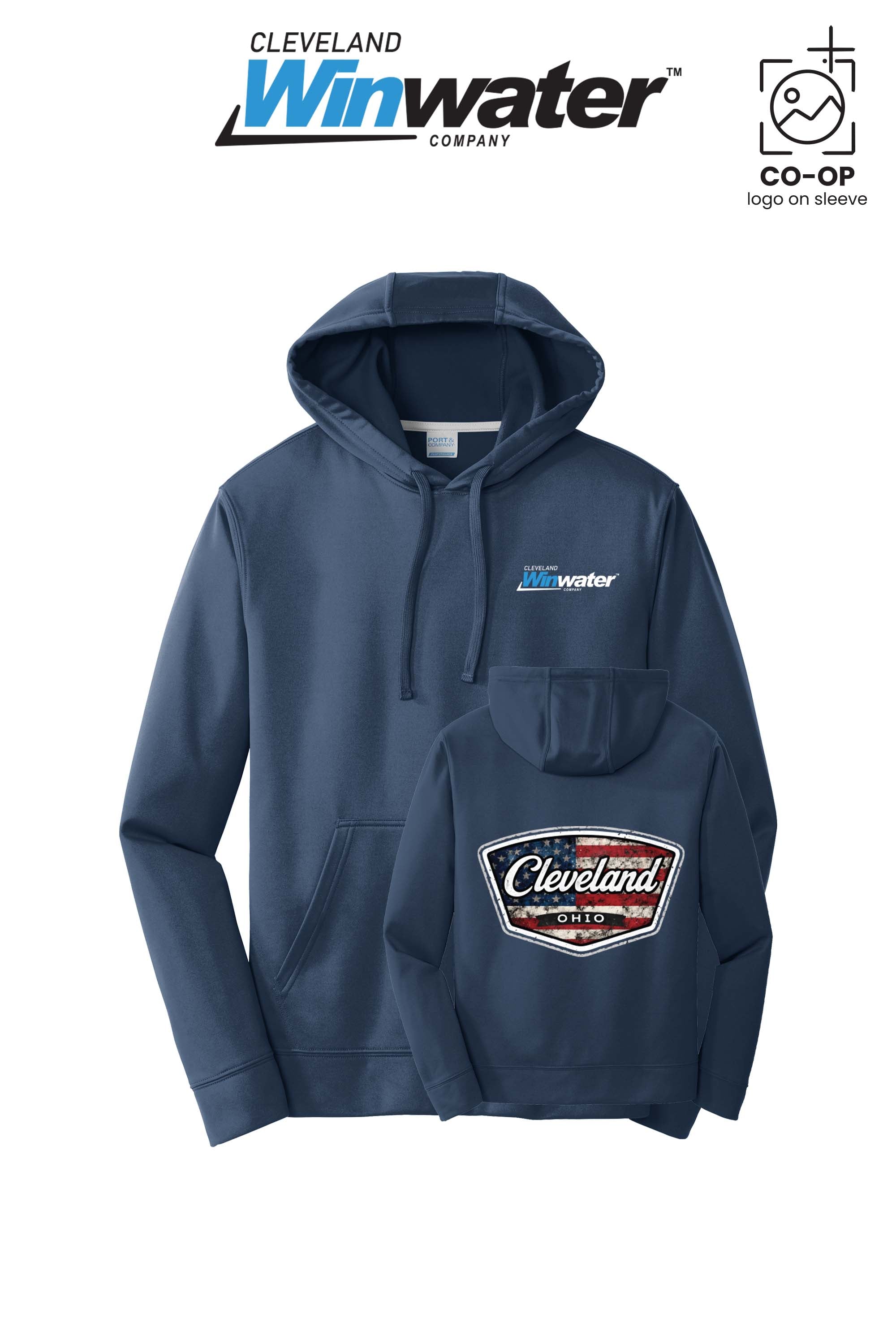 Port & Co™ Performance Fleece Pullover Hooded Sweatshirt - Winwater of Cleveland