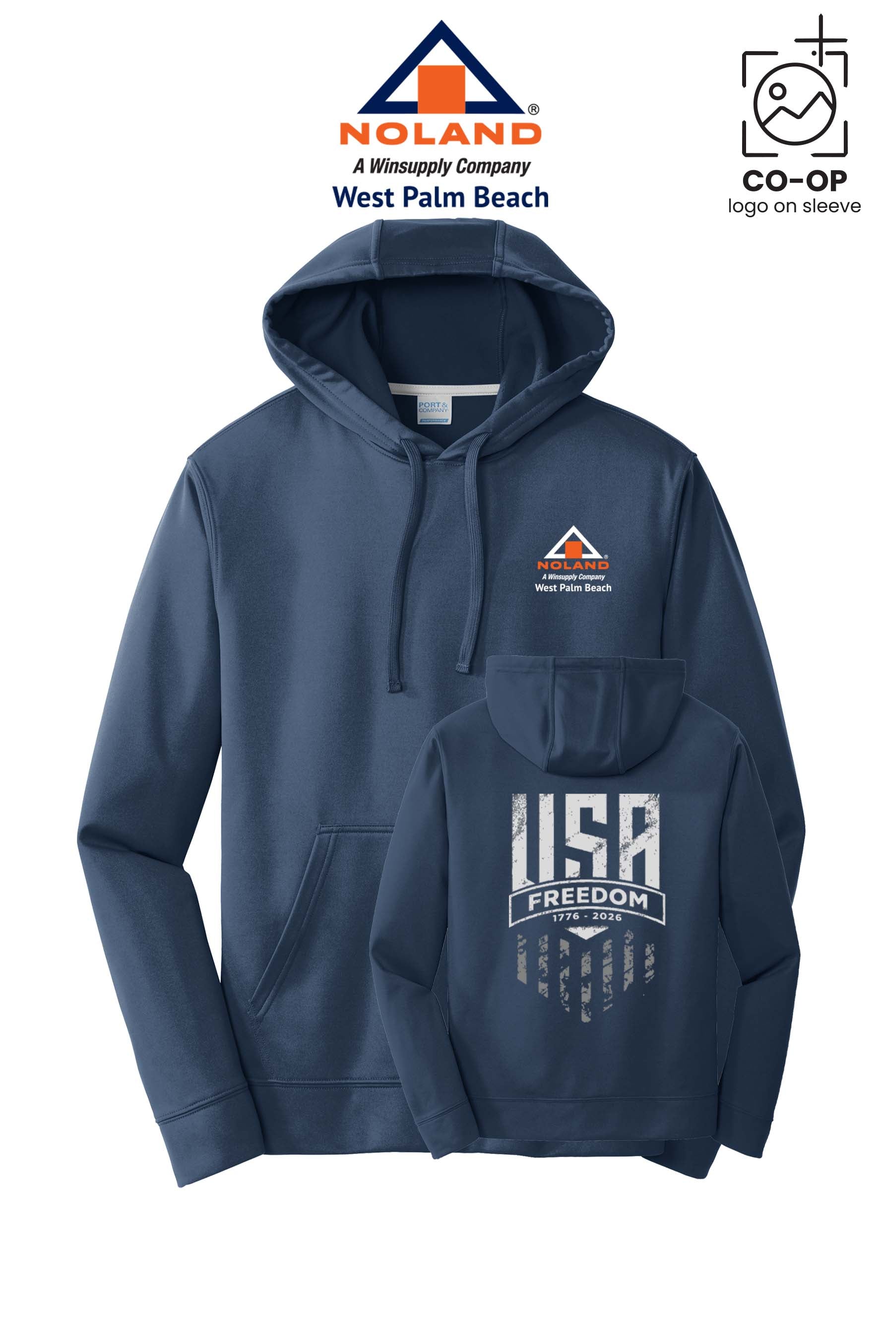 Port & Co™ Performance Fleece Pullover Hooded Sweatshirt - Noland West Palm Beach