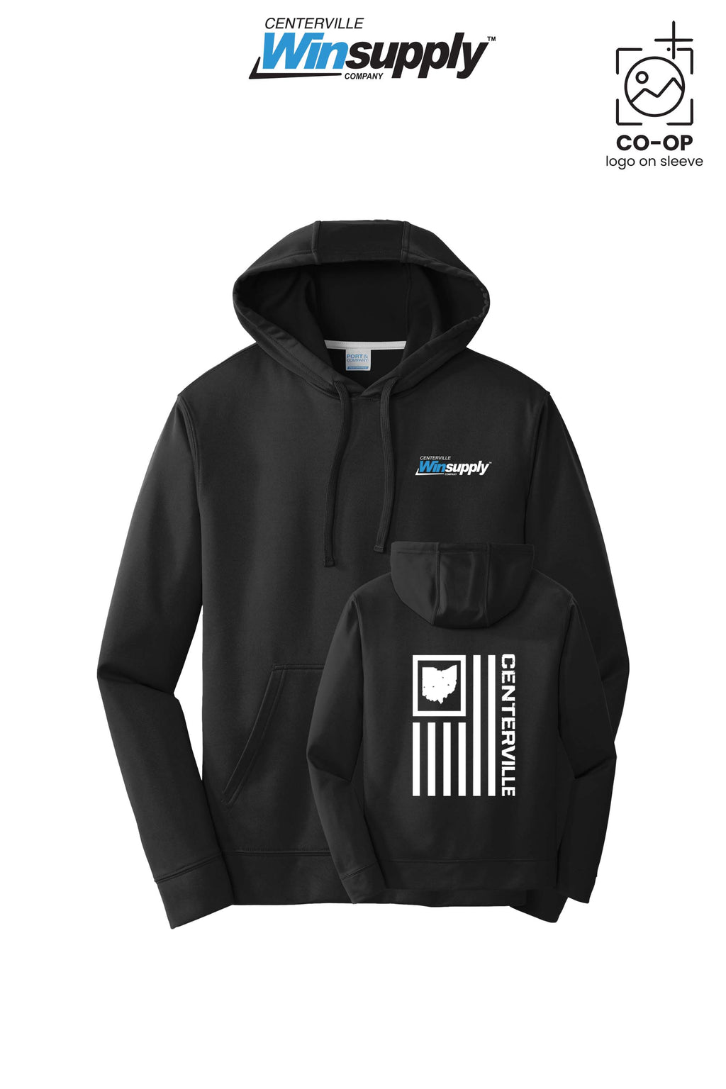 Port & Co™ Performance Fleece Pullover Hooded Sweatshirt - Winsupply Centerville OH