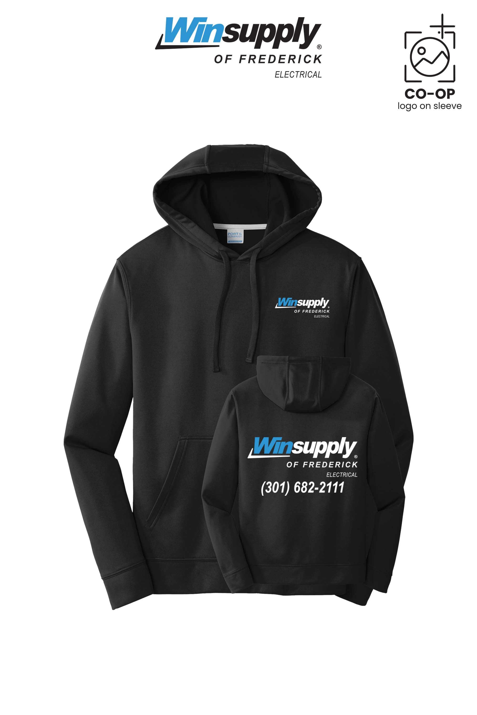 Port & Co™ Performance Fleece Pullover Hooded Sweatshirt - Winsupply of Frederick