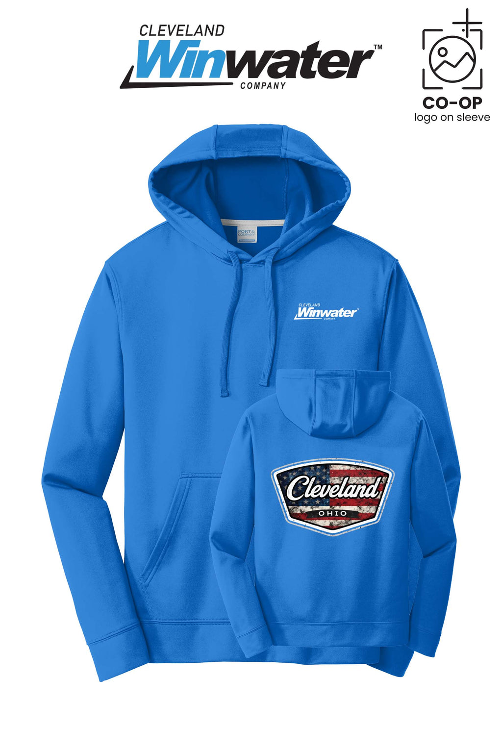 Port & Co™ Performance Fleece Pullover Hooded Sweatshirt - Winwater of Cleveland
