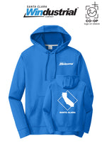 Port & Co™ Performance Fleece Pullover Hooded Sweatshirt - Santa Clara Windustrial