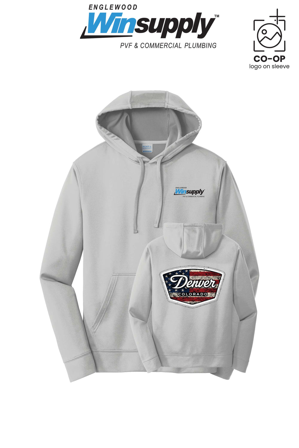 Port & Co™ Performance Fleece Pullover Hooded Sweatshirt - Englewood Winsupply