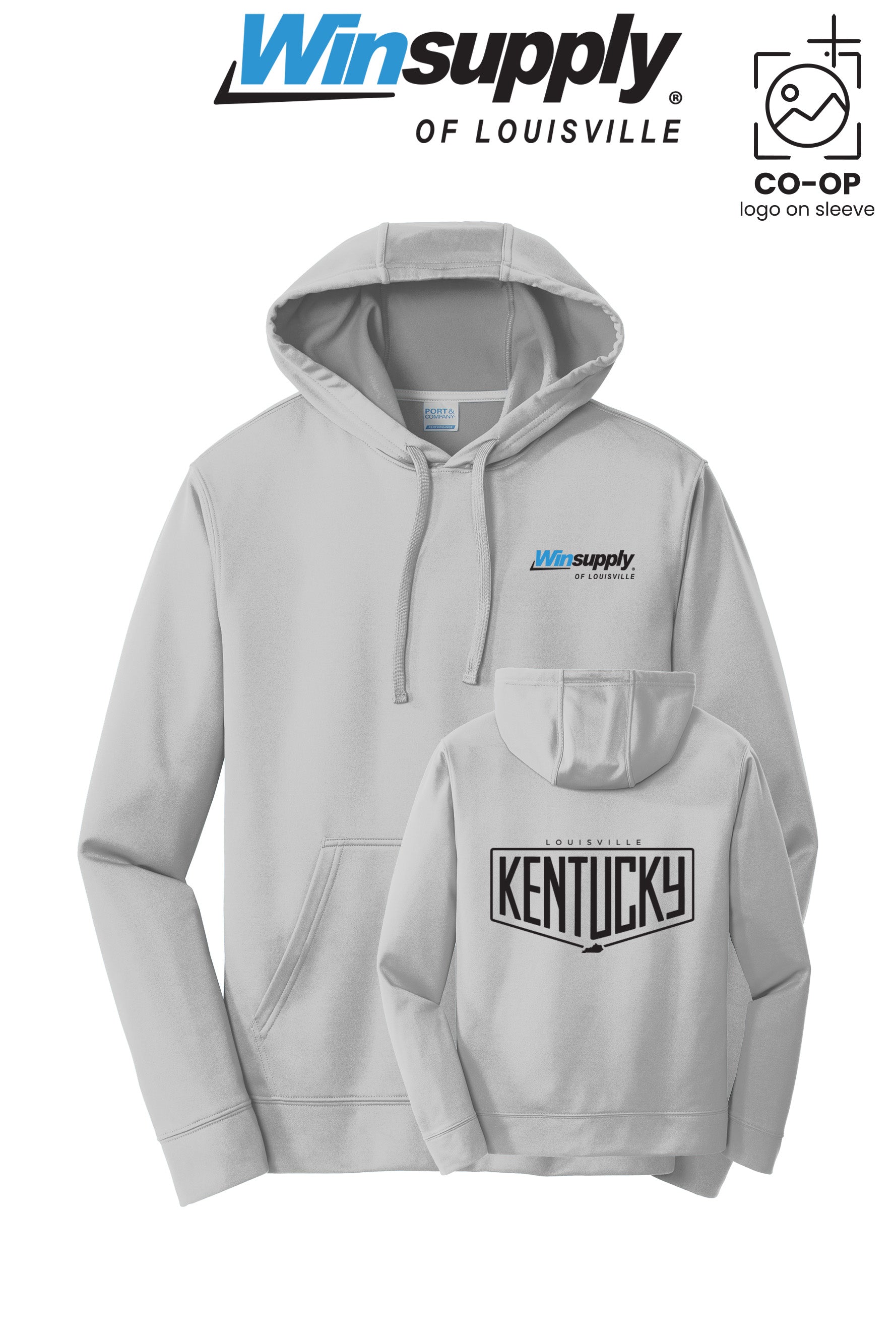 Port & Co™ Performance Fleece Pullover Hooded Sweatshirt - Winsupply of Louisville KY