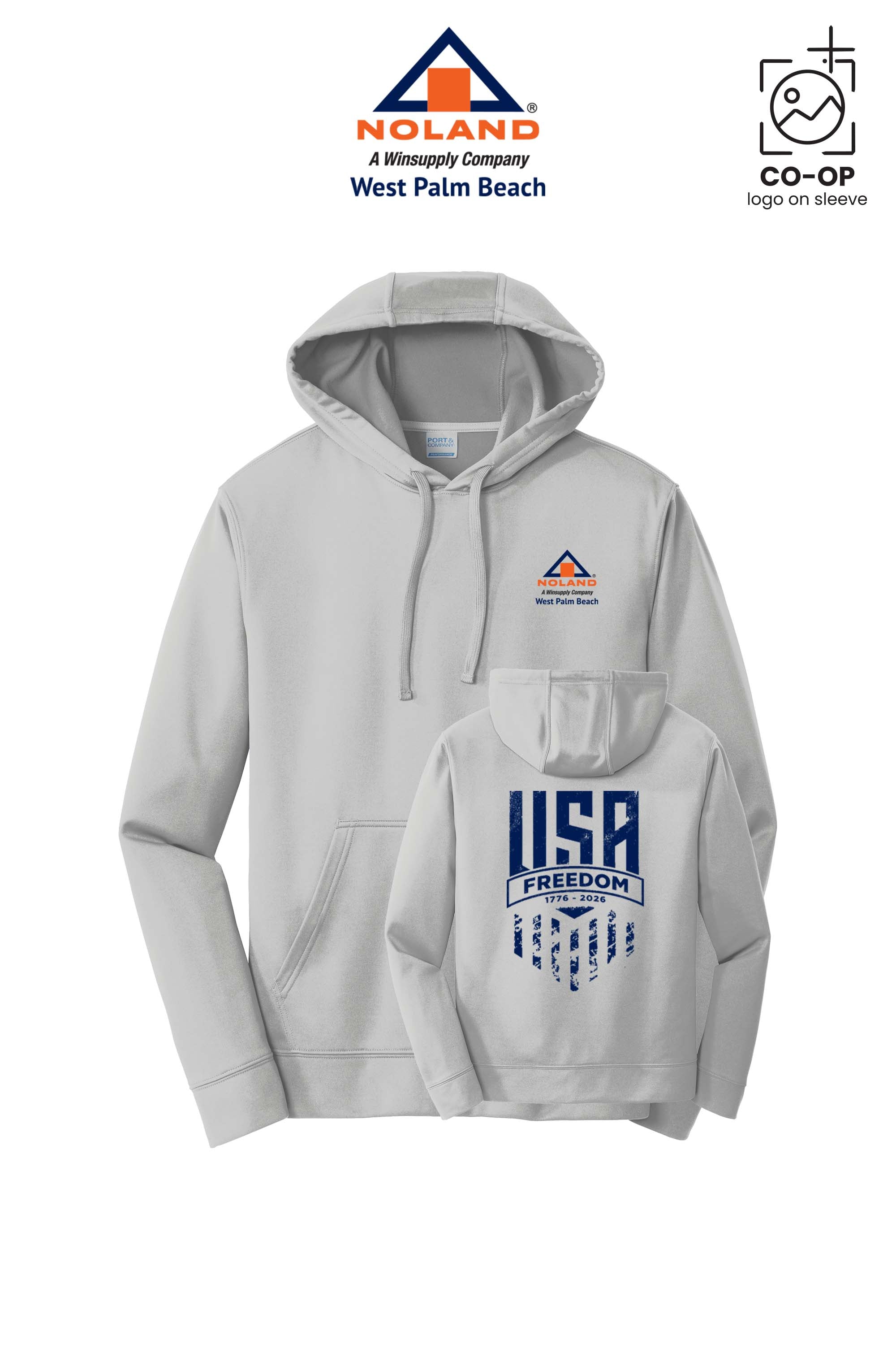Port & Co™ Performance Fleece Pullover Hooded Sweatshirt - Noland West Palm Beach