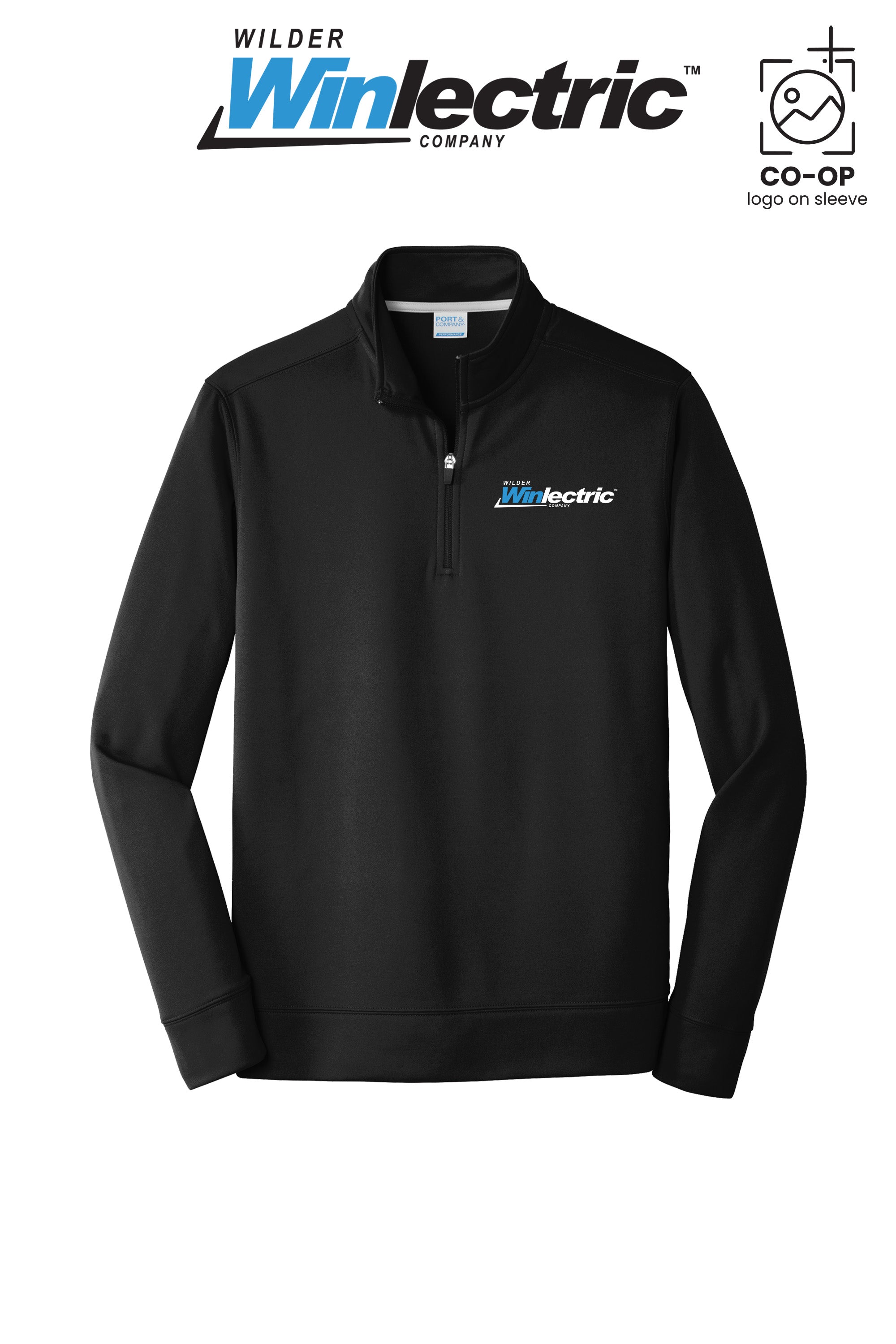 Port & Co™ Performance Fleece 1/4-Zip Pullover Sweatshirt - Wilder Winlectric