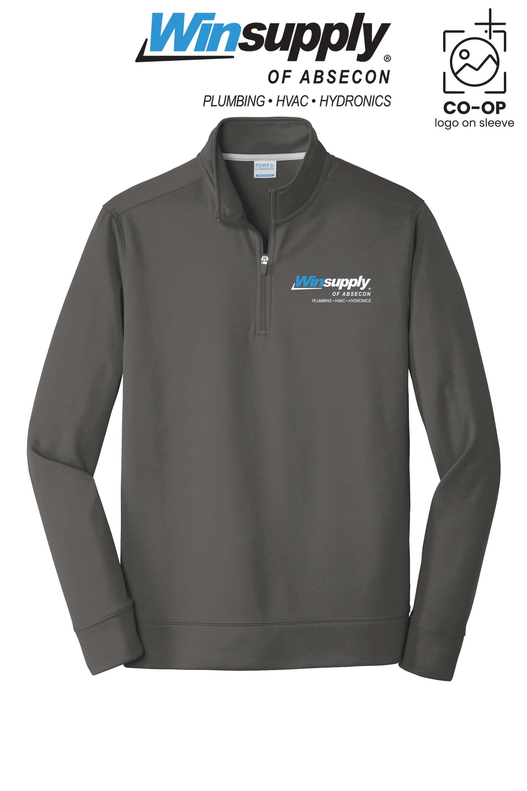 Port & Co™ Performance Fleece 1/4-Zip Pullover Sweatshirt - Winsupply of Absecon