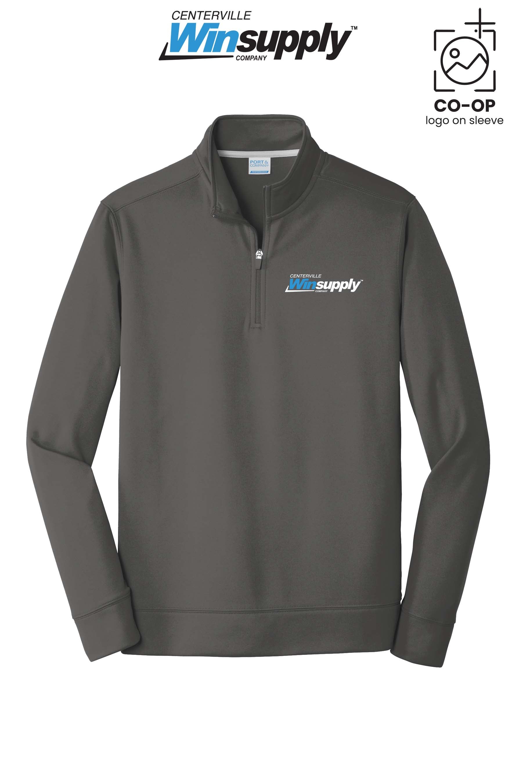Port & Co™ Performance Fleece 1/4-Zip Pullover Sweatshirt - Winsupply Centerville OH