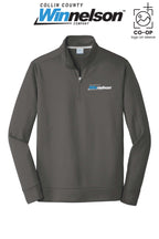 Port & Co™ Performance Fleece 1/4-Zip Pullover Sweatshirt - Collin County Winnelson