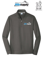 Port & Co™ Performance Fleece 1/4-Zip Pullover Sweatshirt - Winsupply Emerald City